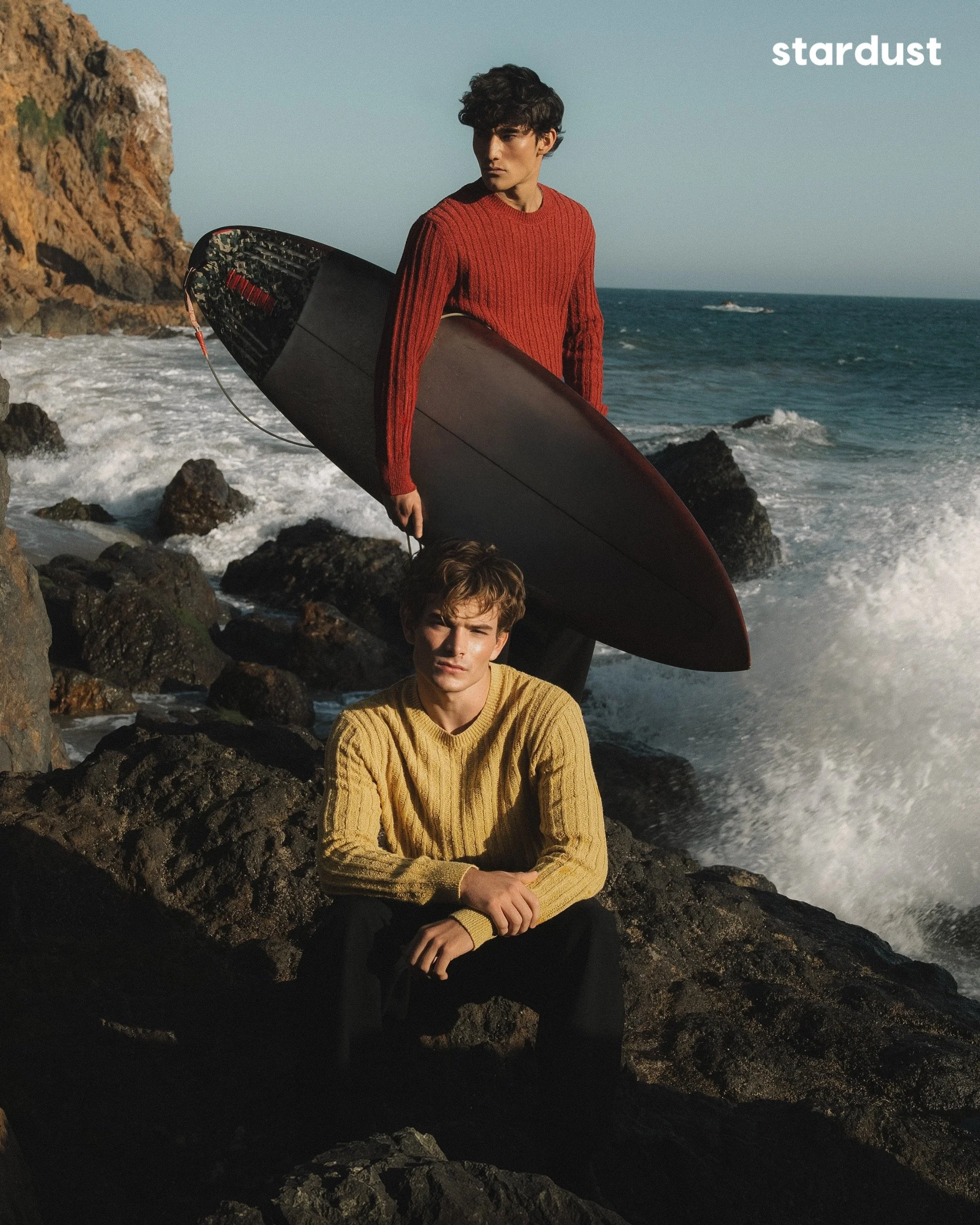 Two figures drift along the coastline, caught between distance and desire. In salt air and quiet tension, masculinity softens, dissolving into something more intimate. 

Link in bio for more. 

Photographer: @photobyjohnnatividad 
Models: @christian_