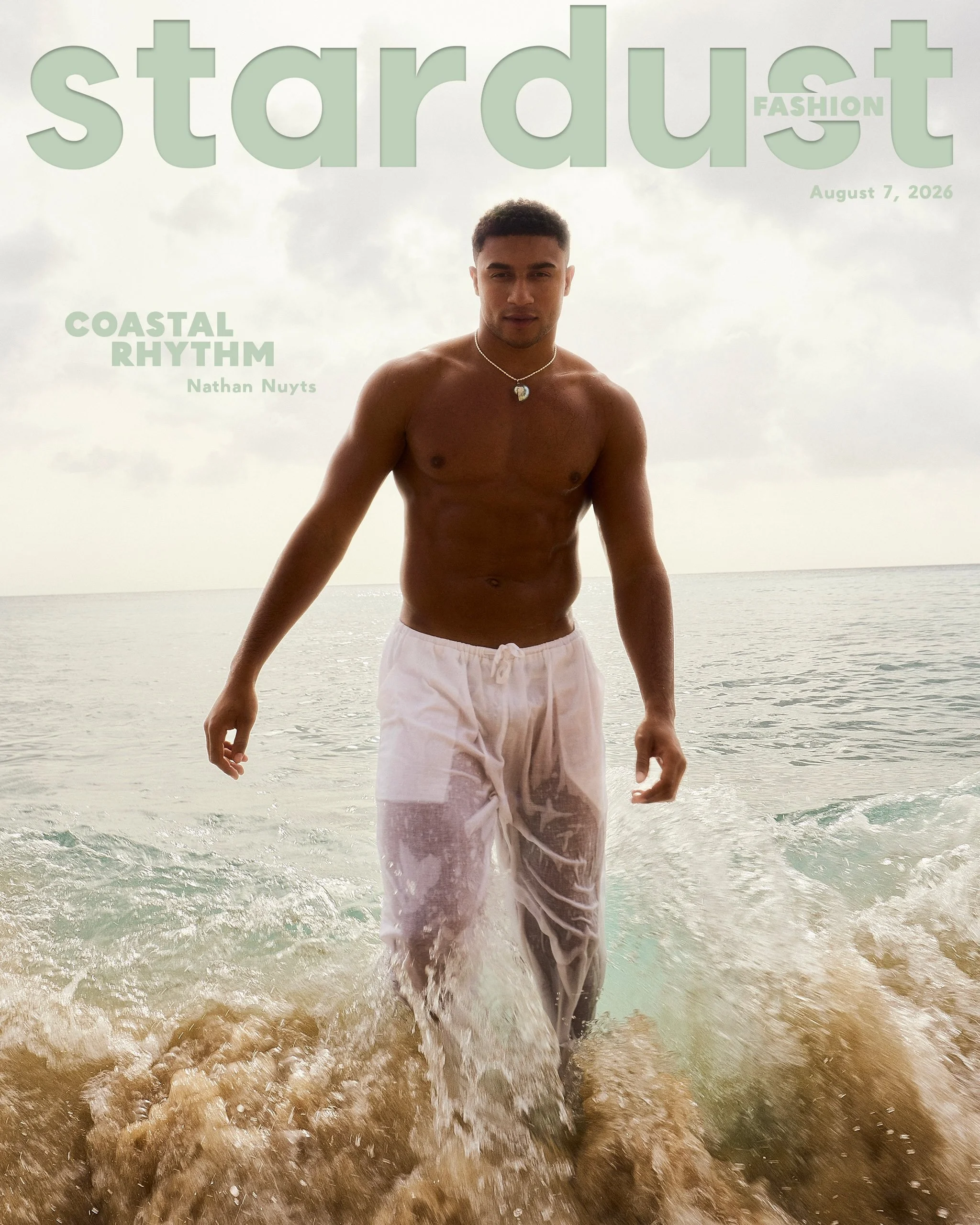 Set against the fading light of the shoreline, Nathan Nuyts moves through an editorial shaped by warm sand, open water, and the unhurried rhythm of late summer. Relaxed beachside styling and sun-soaked motion capture a more easygoing side of the mode