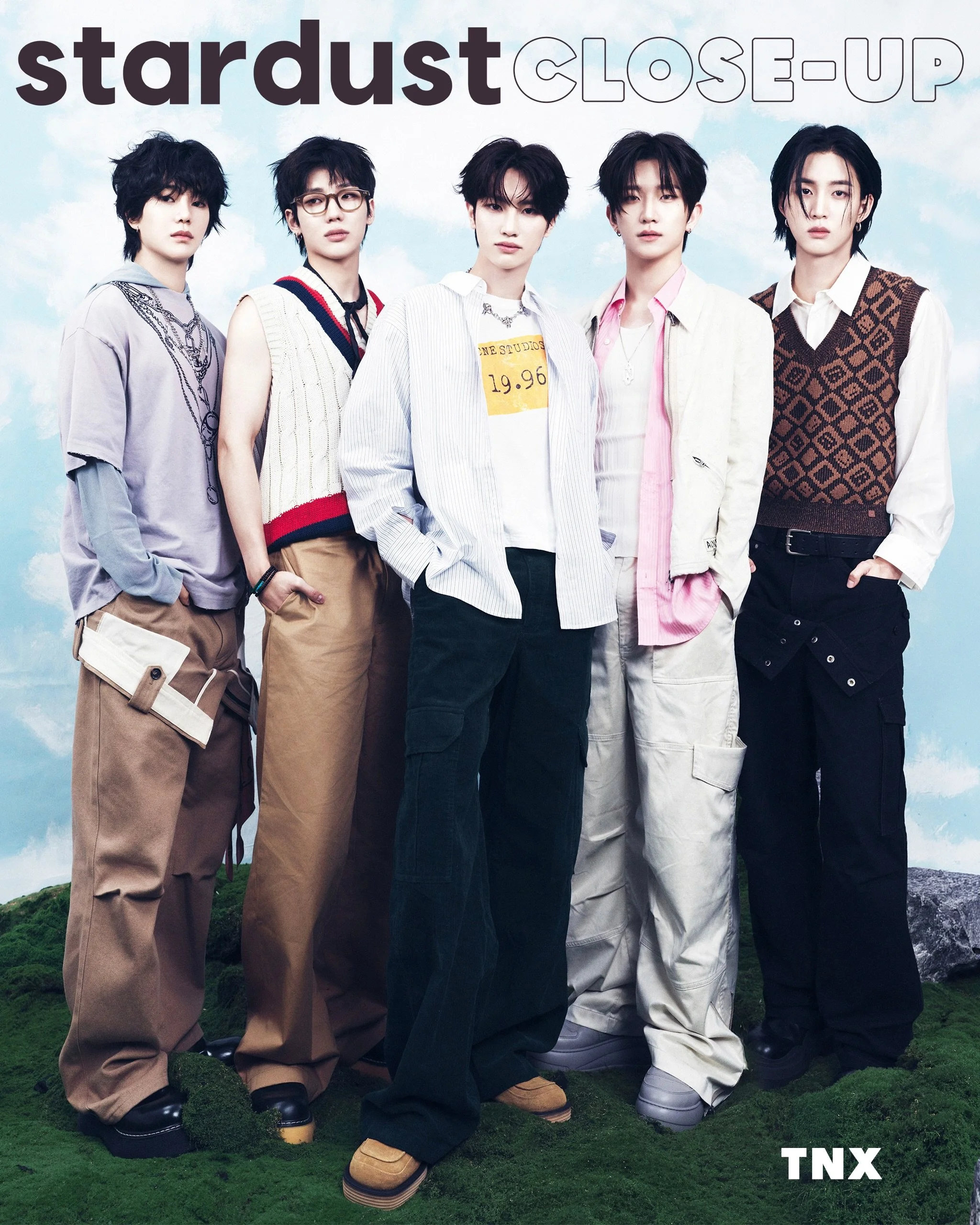 TNX (@official.tnx) takes center stage for Stardust&rsquo;s latest Close-Up cover story.

Following the release of their alternative-pop single &ldquo;Die Another Day,&rdquo; TAE HUN, HYUN SOO, JUN HYEOK, HWI, and SUNG JUN reflect on the honesty and 