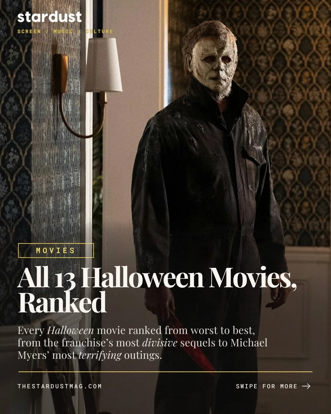 Thirteen movies. Several timelines. One town that cannot catch a break.

From suburban suspense to all-out carnage, we&rsquo;re ranking every Halloween movie and giving a few divisive sequels their due.

Read the full ranking at the link in our bio, 