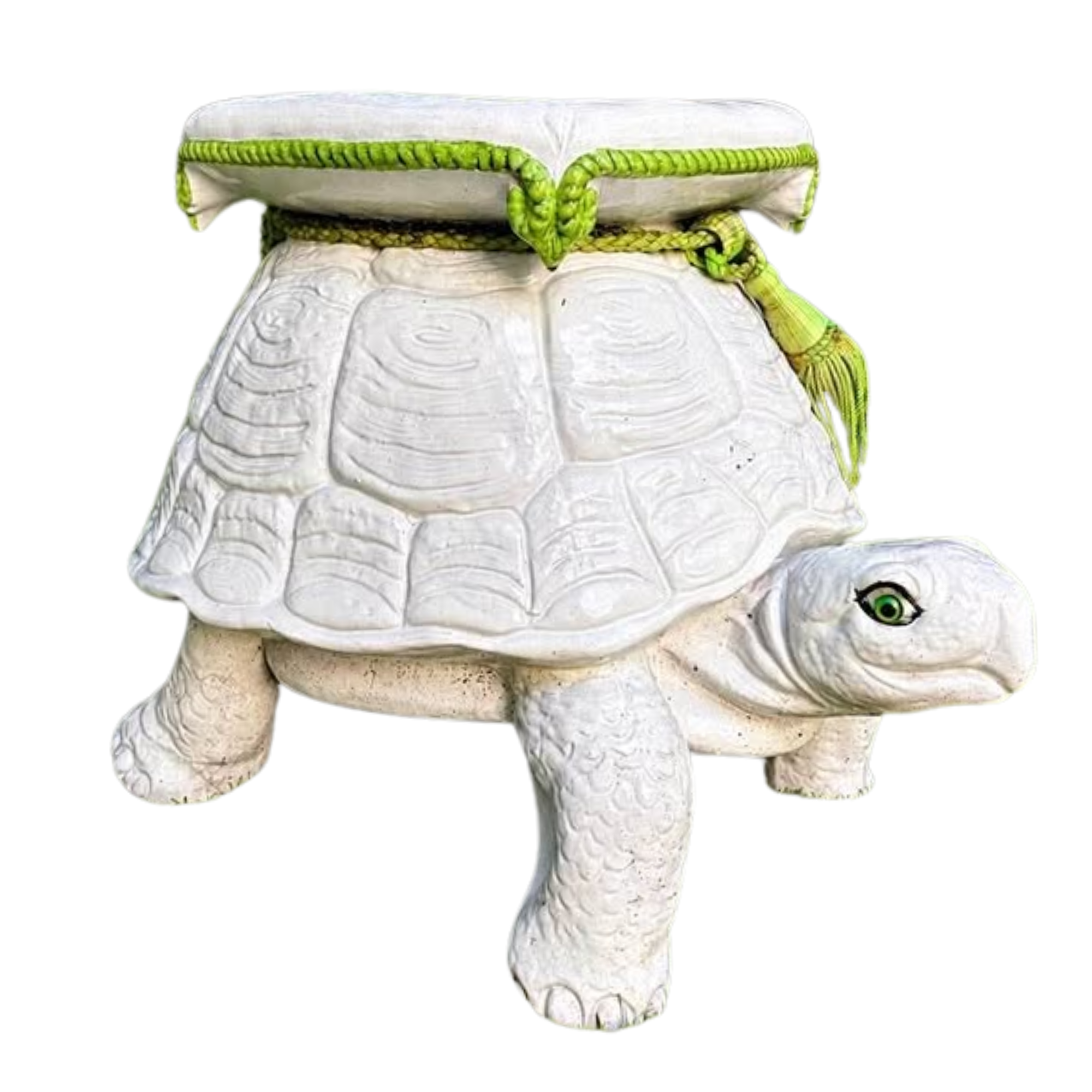 Vintage Regency Terracotta Turtle Garden Seat