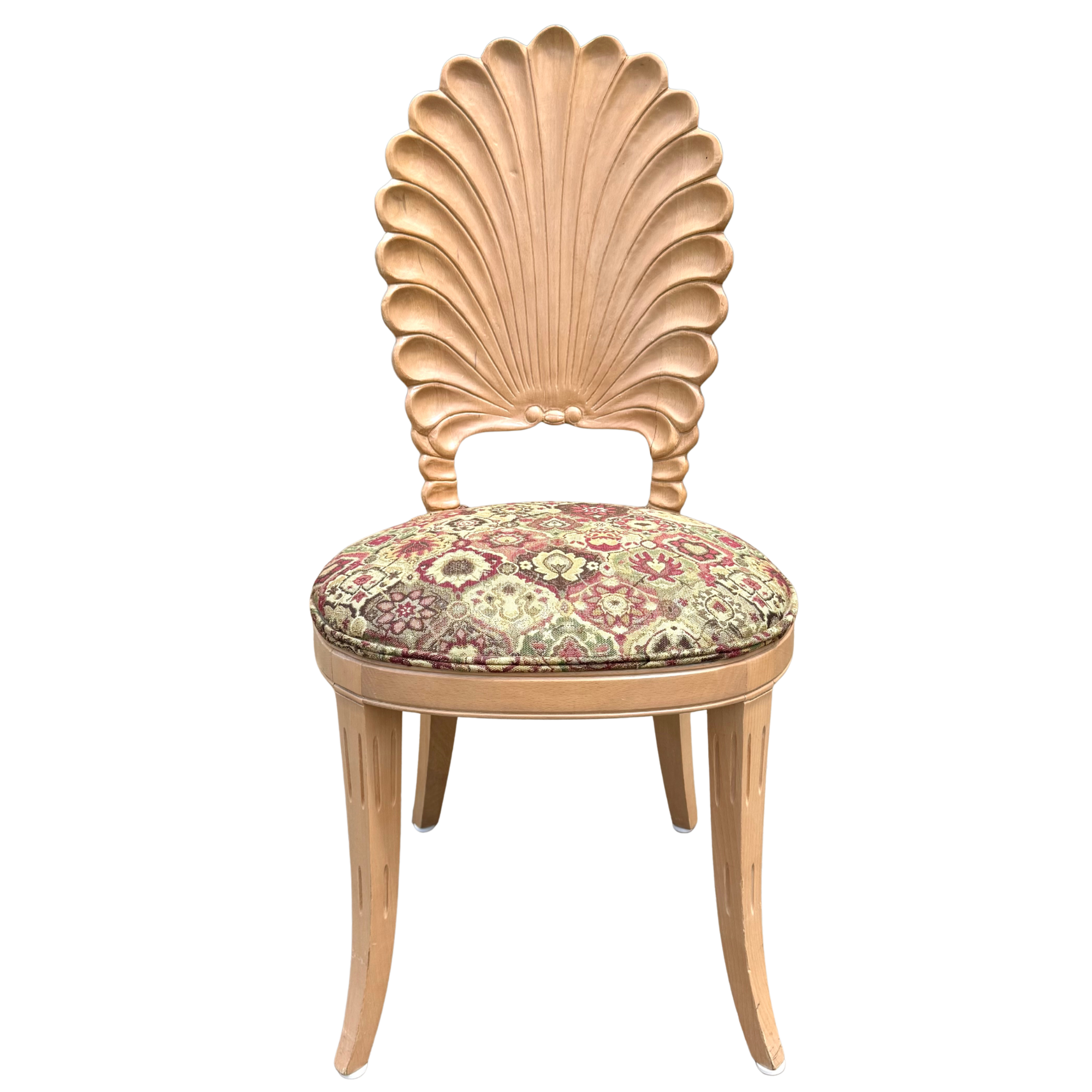 Vintage Shell Back Grotto Chair 