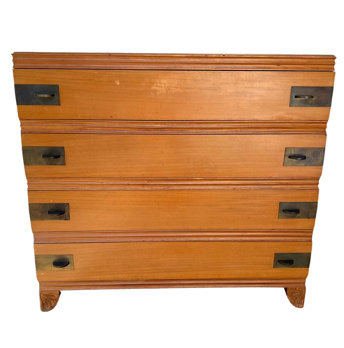 Antique John Stuart Modern Four Drawer Chest Dresser