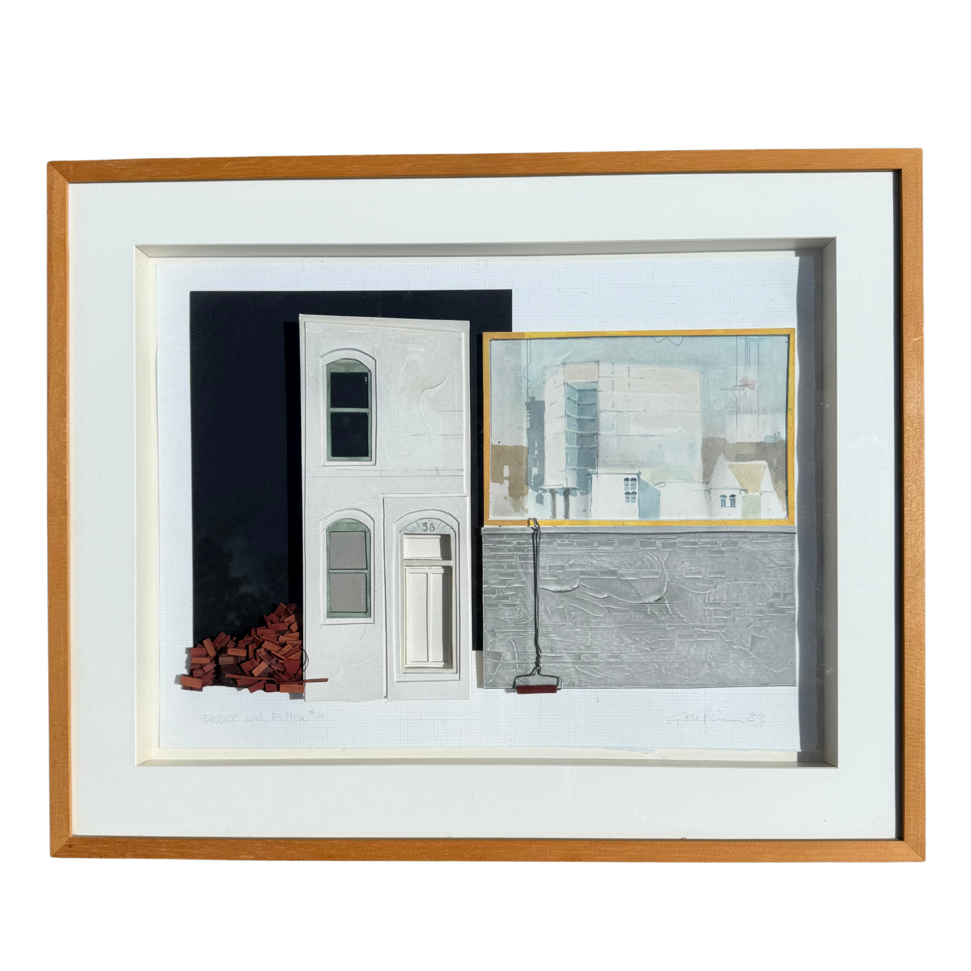 Original Architectural art by Guenther M. Riess