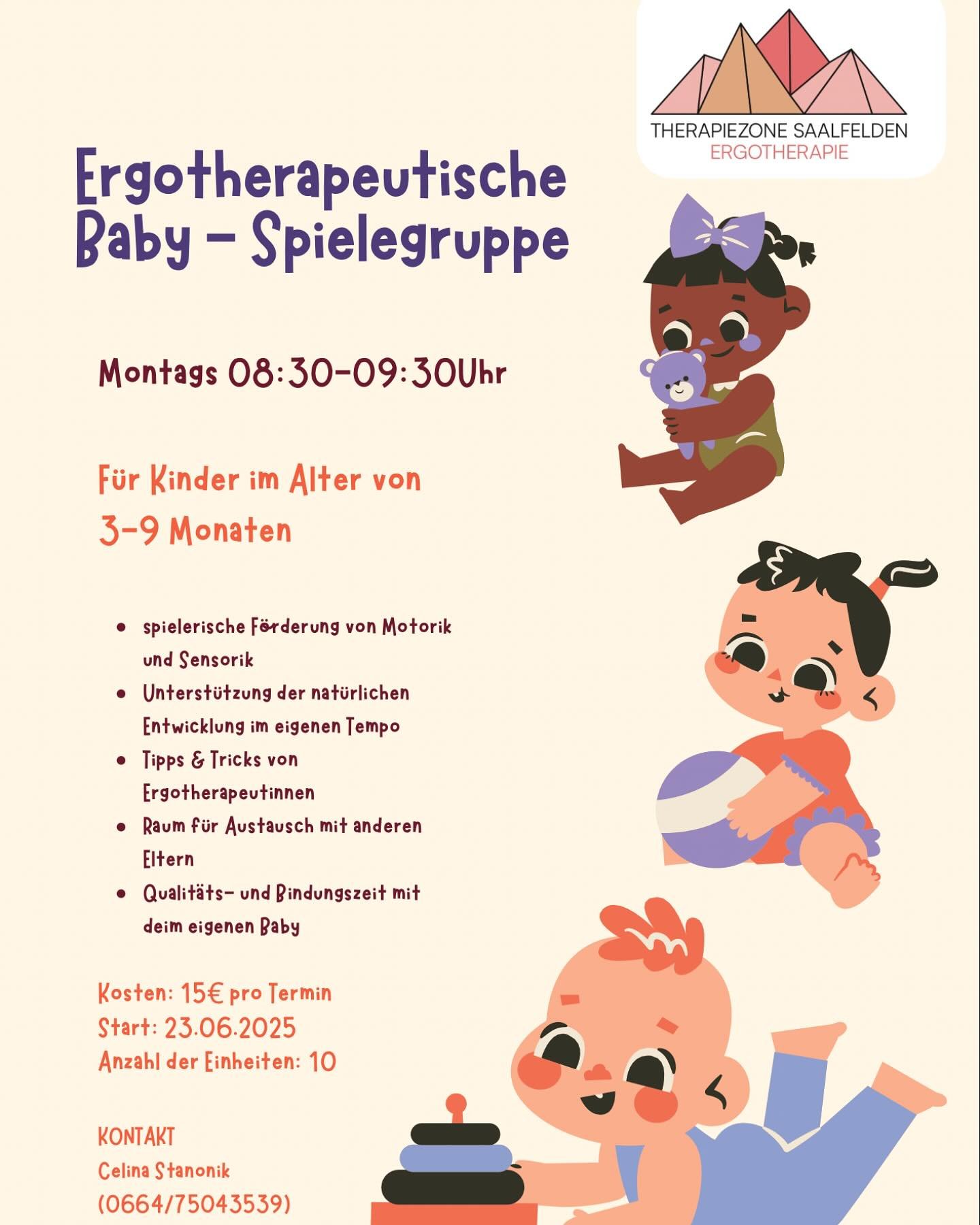 Kleine Entdecker ganz groß! 🌟 In unserer Motorik- und Sensorikgruppe für Babys bieten wir eine liebevolle und altersgerechte Förderung, die nicht nur die Entwicklung deines Babys unterstützt, sondern auch jede Menge Spaß u