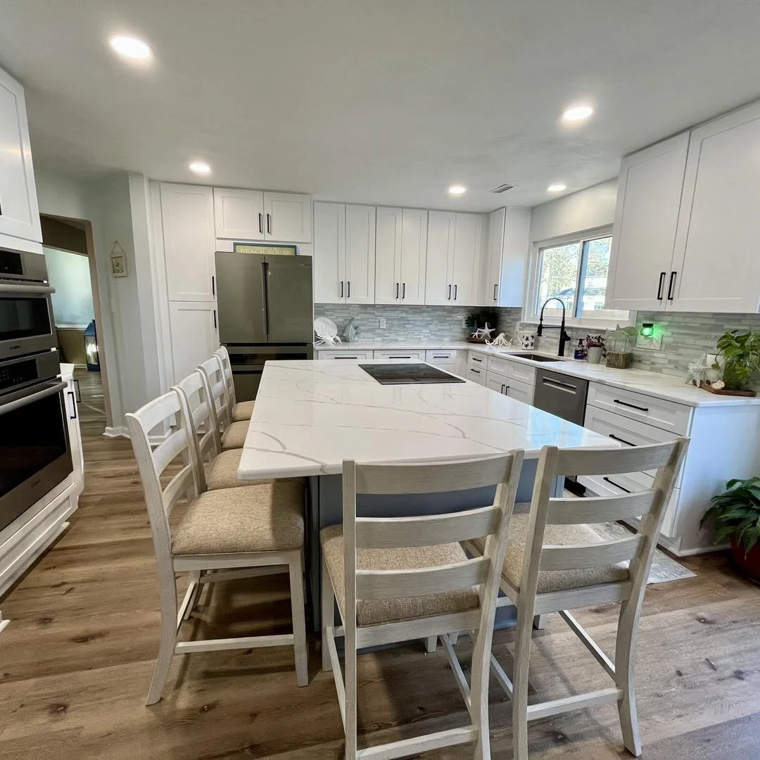 Transform your kitchen into the heart of your home. We handle cabinetry, countertops, tile backsplash, flooring, and appliance installation — delivering a finished kitchen that matches your vision and budget. General contractor, plumber, kitchen