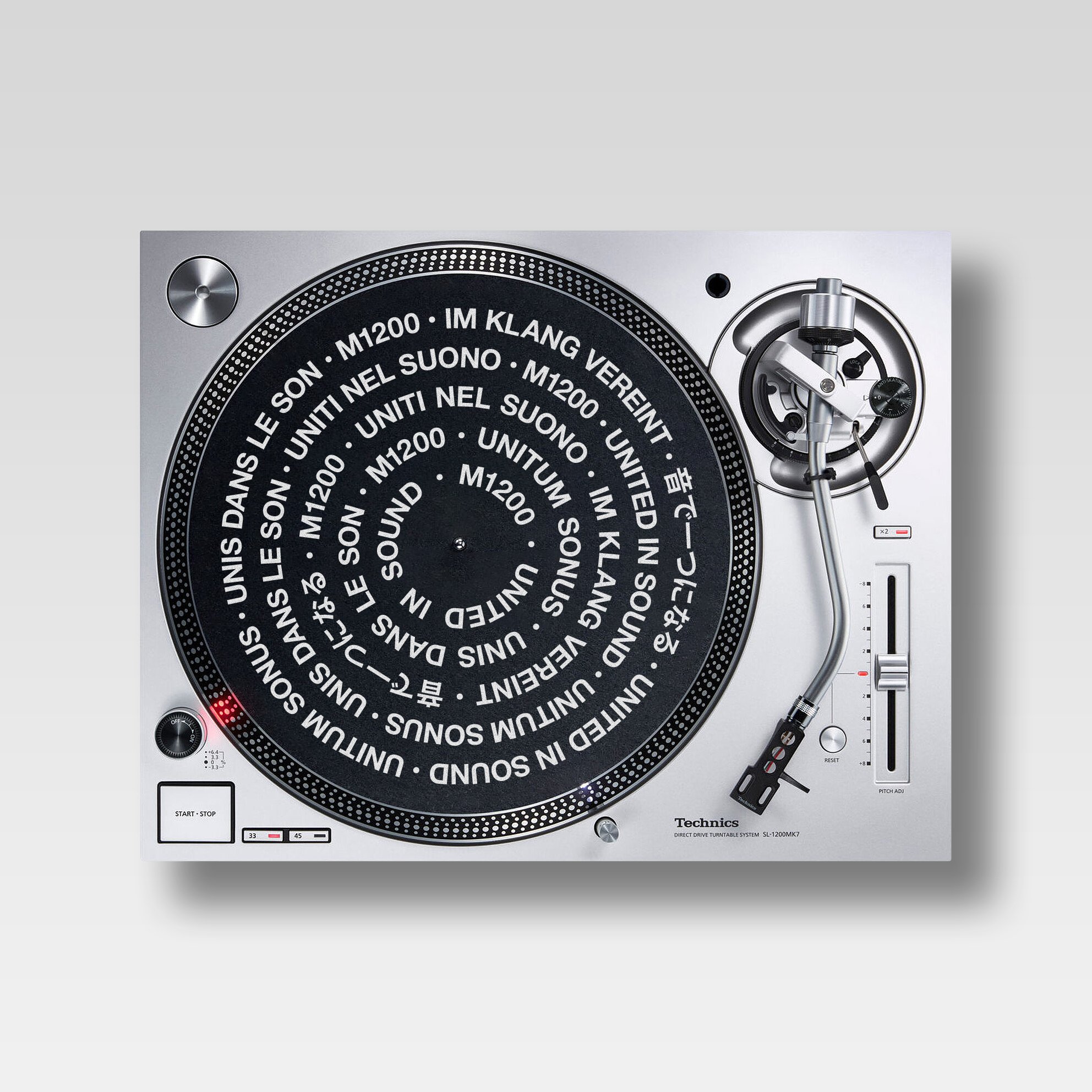 M1200 12" Turntable Slipmat