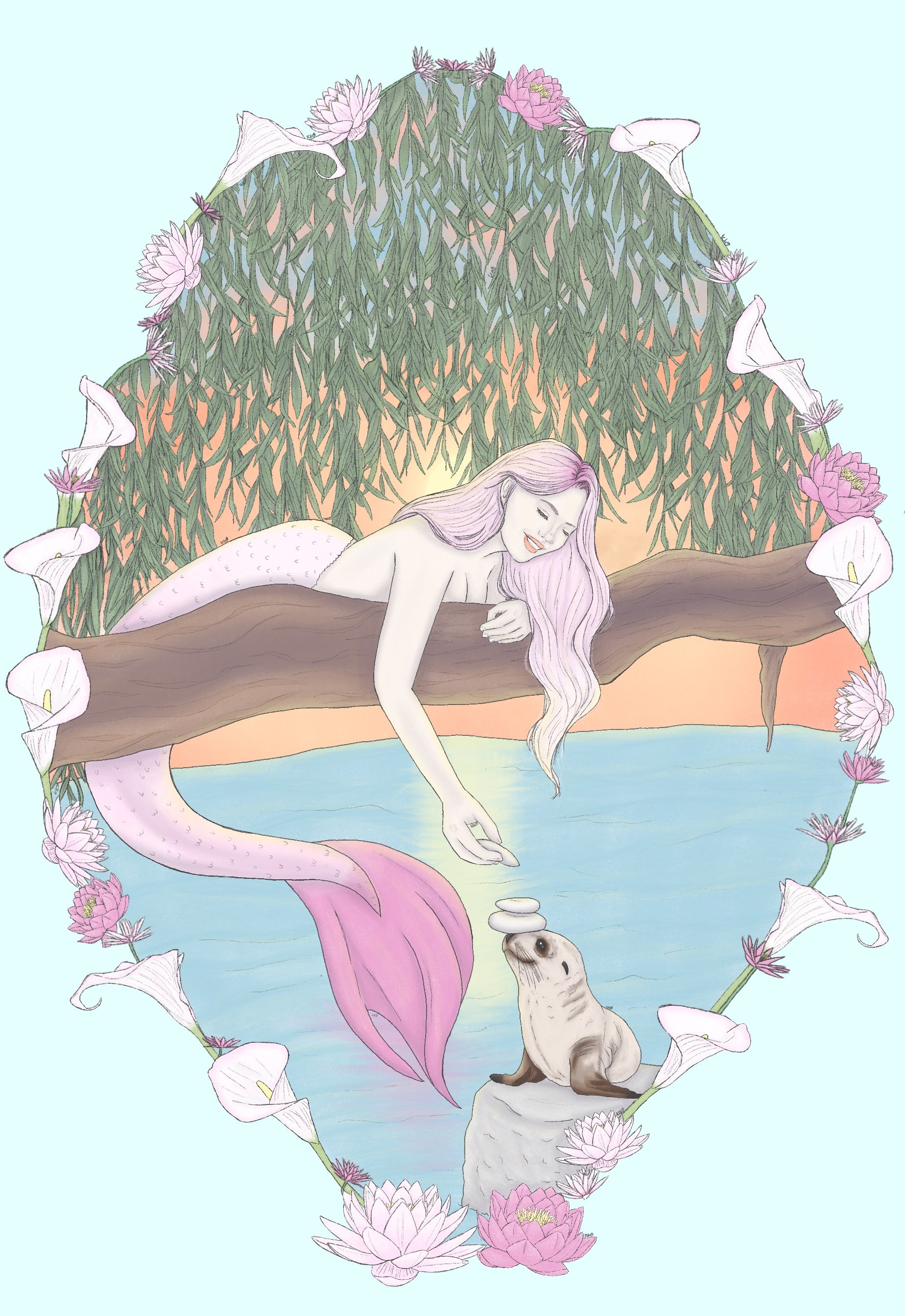 May, a “Mermay” illustration