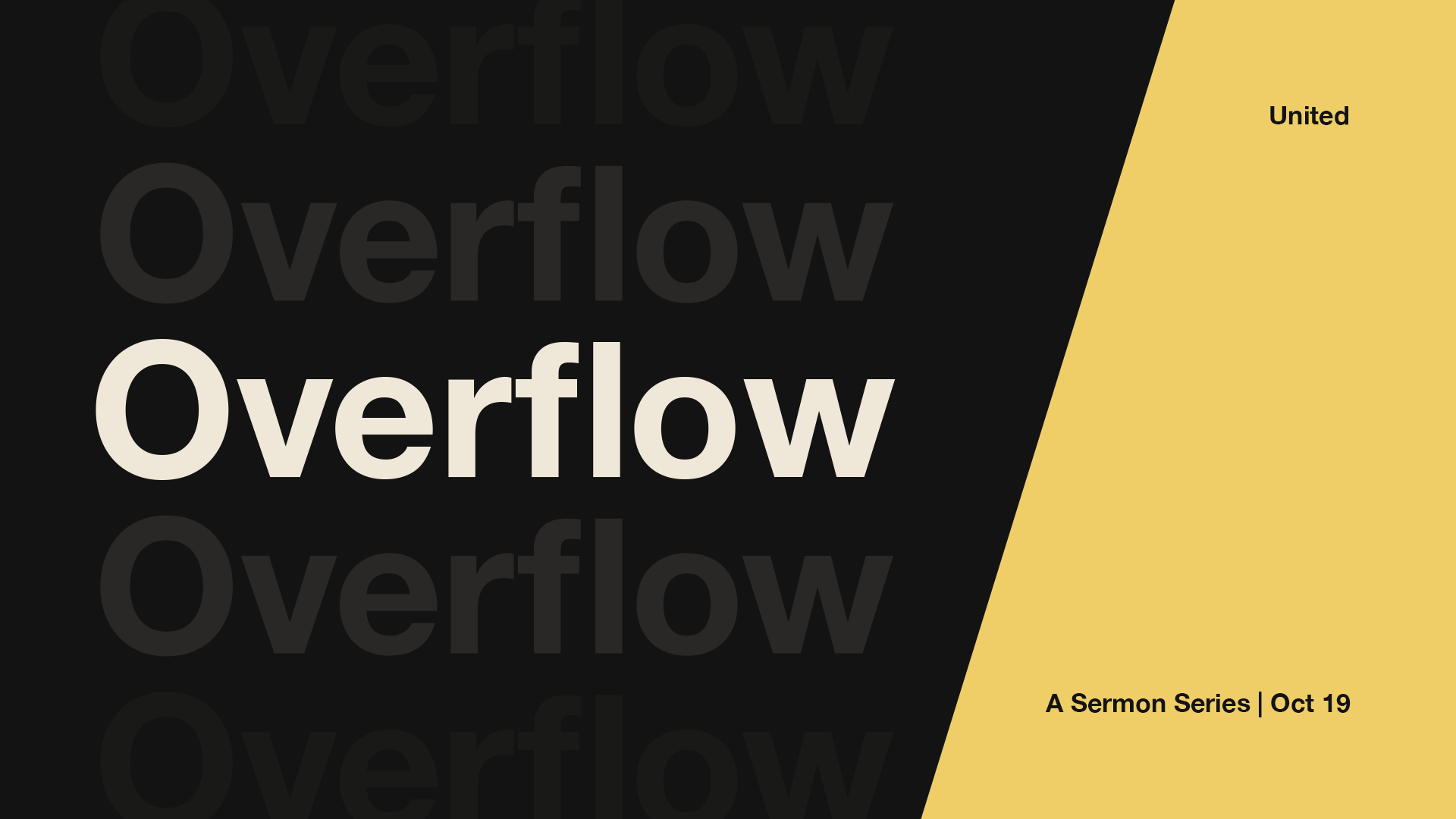 Overflow