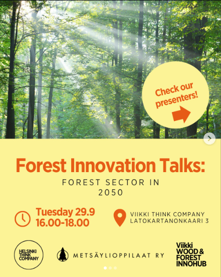 Forest Innovation Talks: Forest Sector in 2050