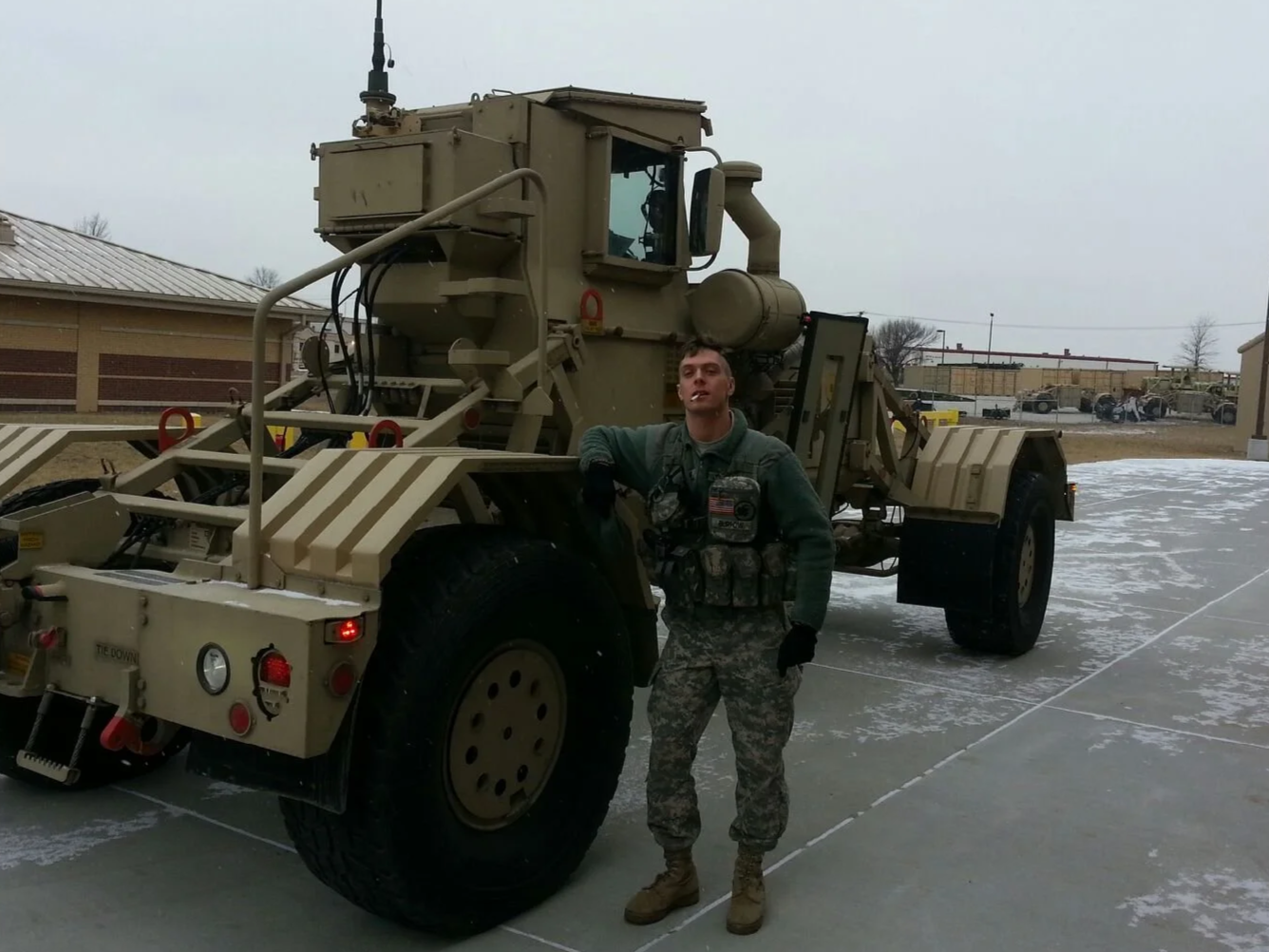 Ian Burrow US Army combat medic 2012