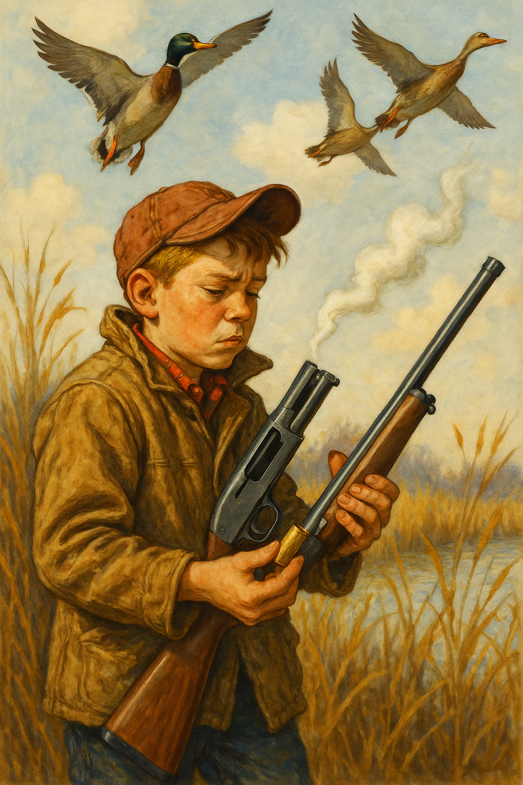 Shotgun Malfunction in the Marsh