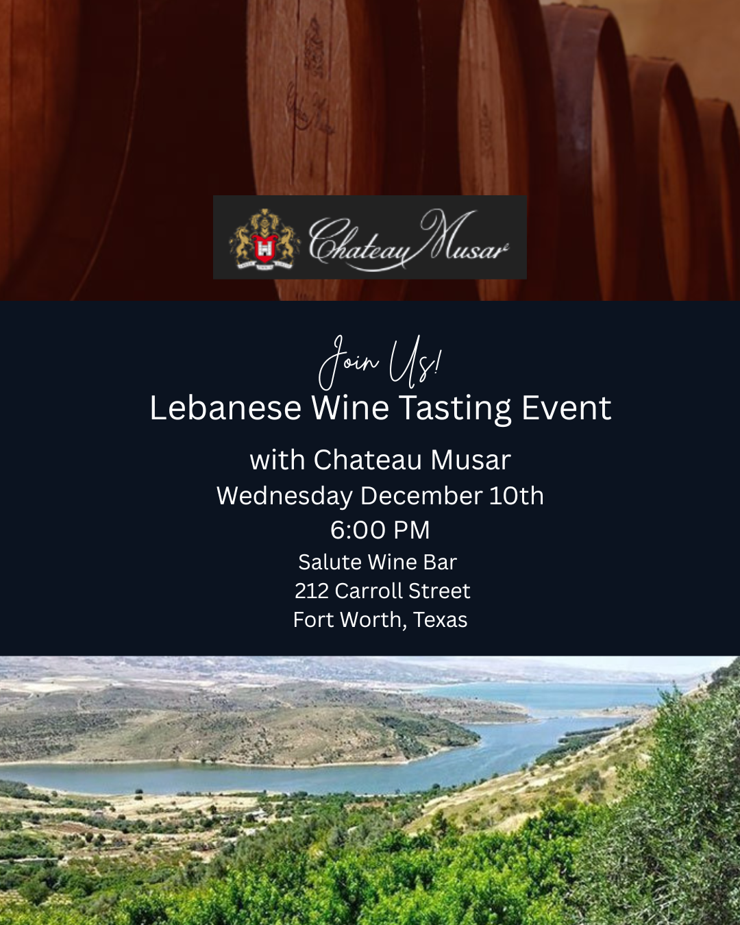 Lebanese Wine Tasting Event 