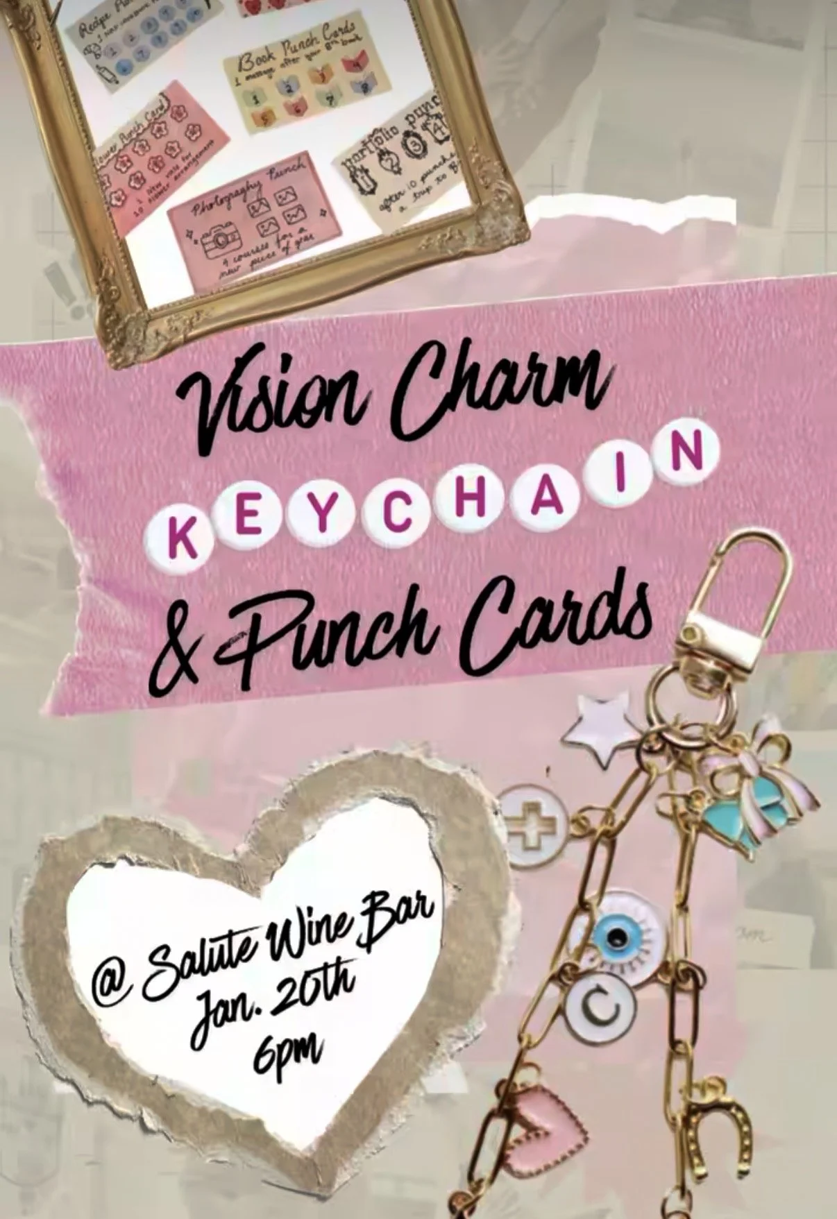 Hawaii Fluid Art Vision Charms 