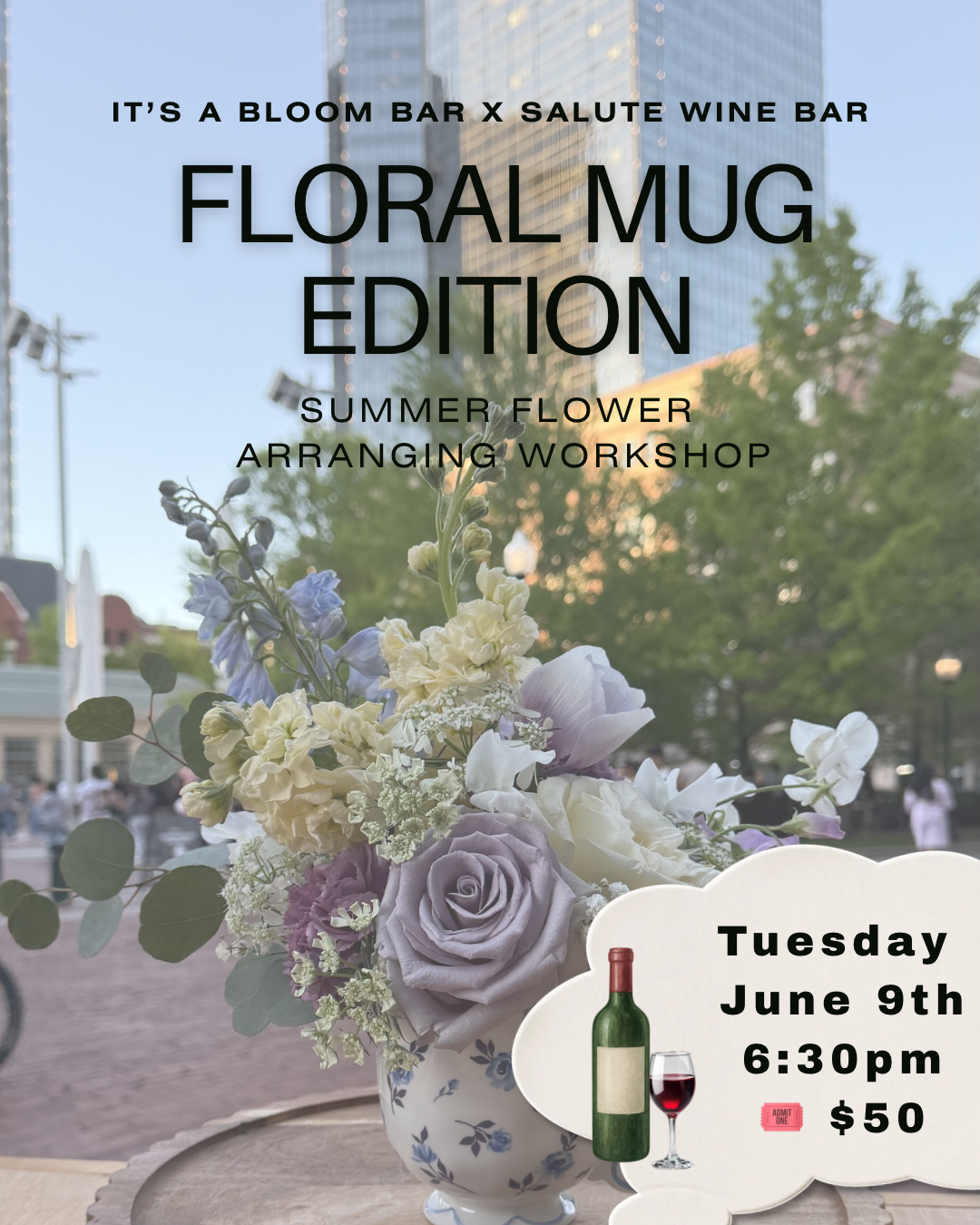 Flower Workshop Floral Mug Edition