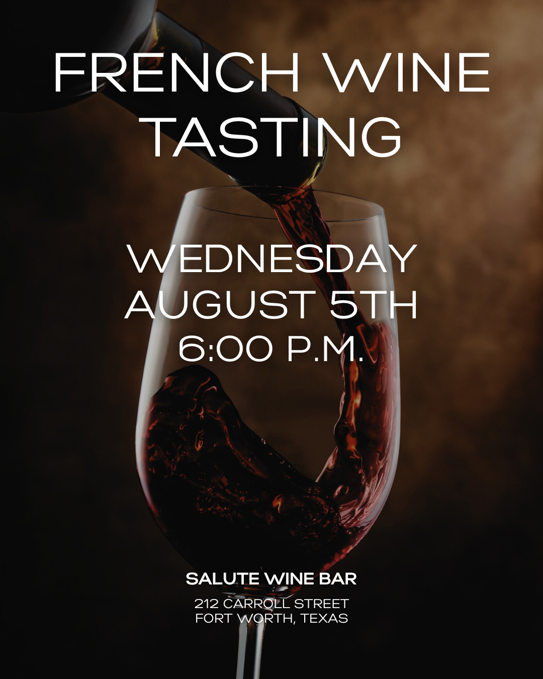 A Night in France: Tasting Event