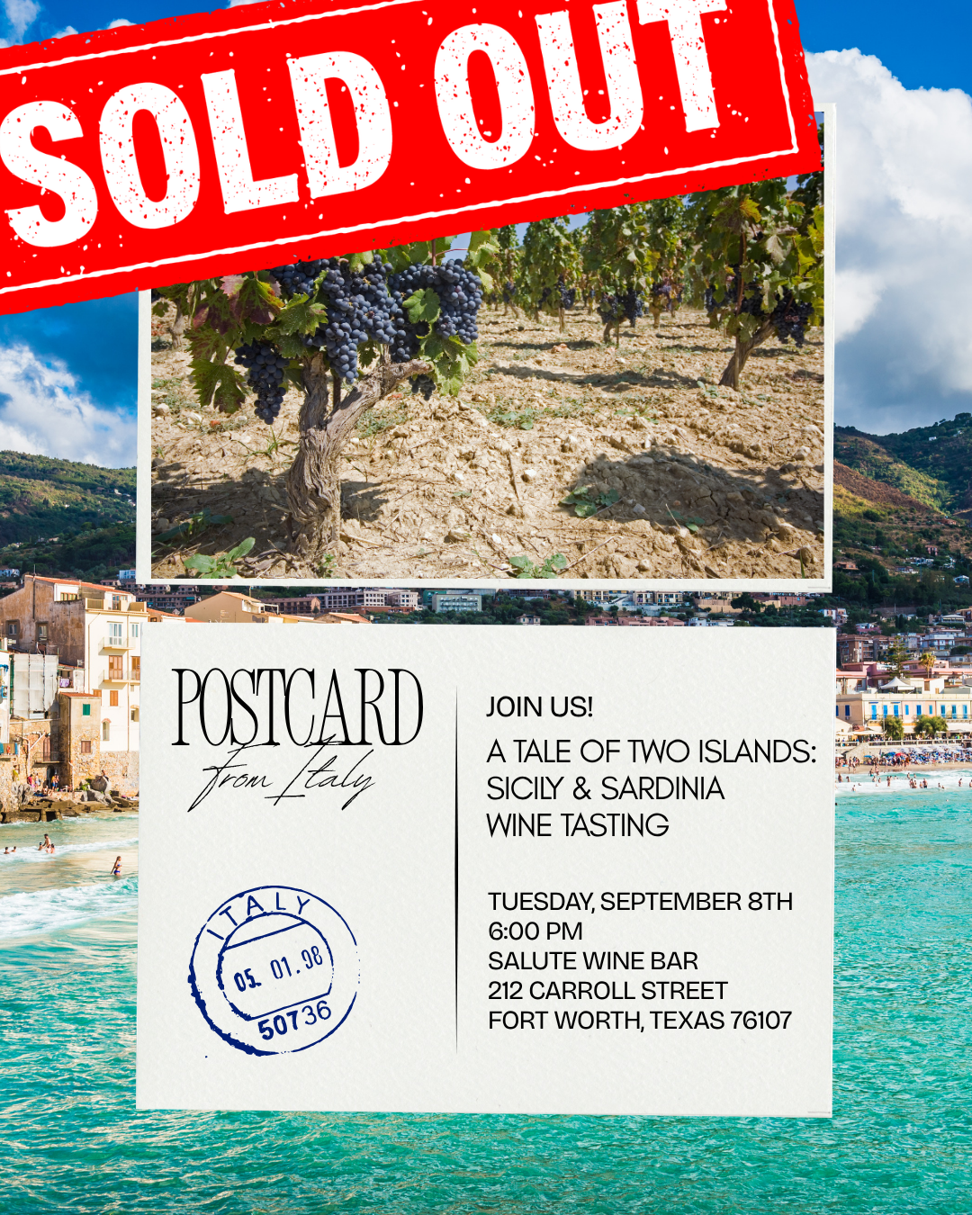 Italian Wine Tasting: A Tale of Two Isands