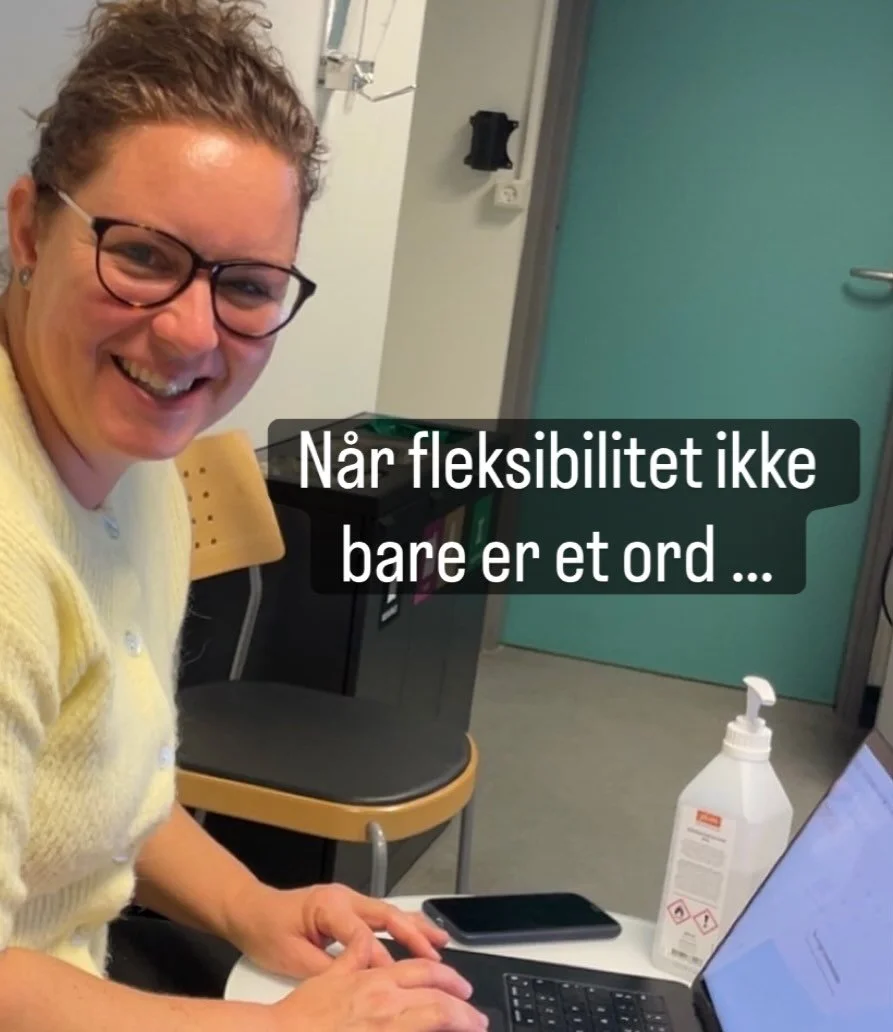 For mig er fleksibilitet ikke bare et ord.

Det er friheden til at rykke rundt og tilpasse sig virkeligheden, s&aring; jeg kan flytte m&oslash;der og sessioner, svare klienter og samarbejdspartnere fra en stol i et ventev&aelig;relse p&aring; hospita