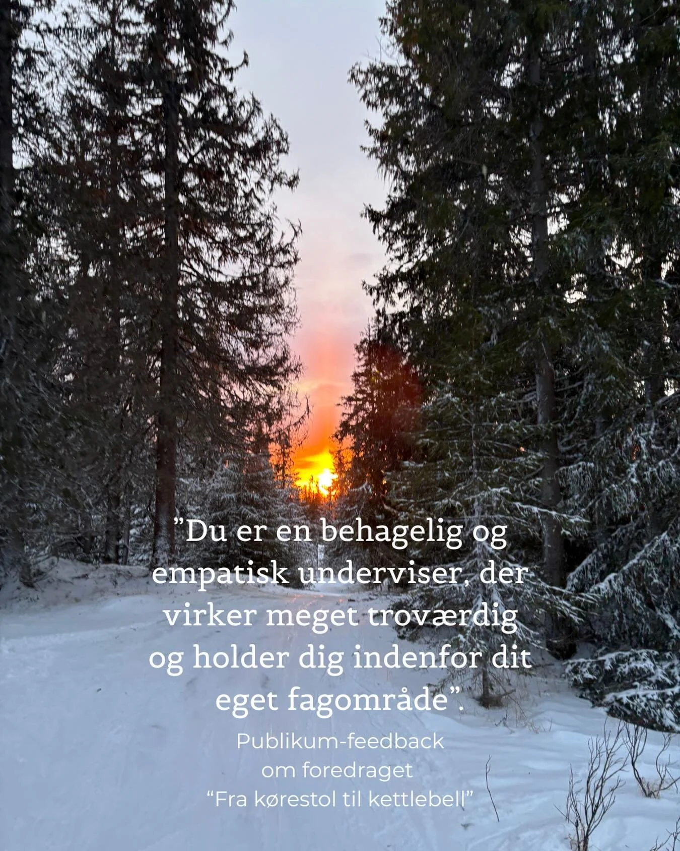 &ldquo;FRA K&Oslash;RESTOL TIL KETTLEBELL - med strategier, der ogs&aring; kan &aelig;ndre dit liv&rdquo;
er et foredrag for dig, der &hellip;

🤍 Lever med smerter, stress, udmattelse, depression 

🤍 L&aelig;nges efter frihed, ro, styrke og livsgl&