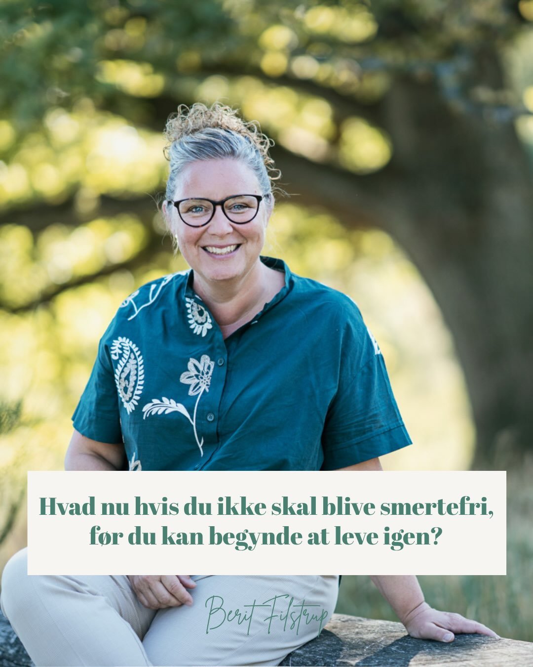 Noget af det, jeg virkelig &oslash;nsker for kvinder med langvarige smerter, er, at de ikke bruger resten af livet p&aring; at fors&oslash;ge at blive en version af sig selv, der ikke har smerter 🤍

For s&aring; kommer livet let til at st&aring; p&a