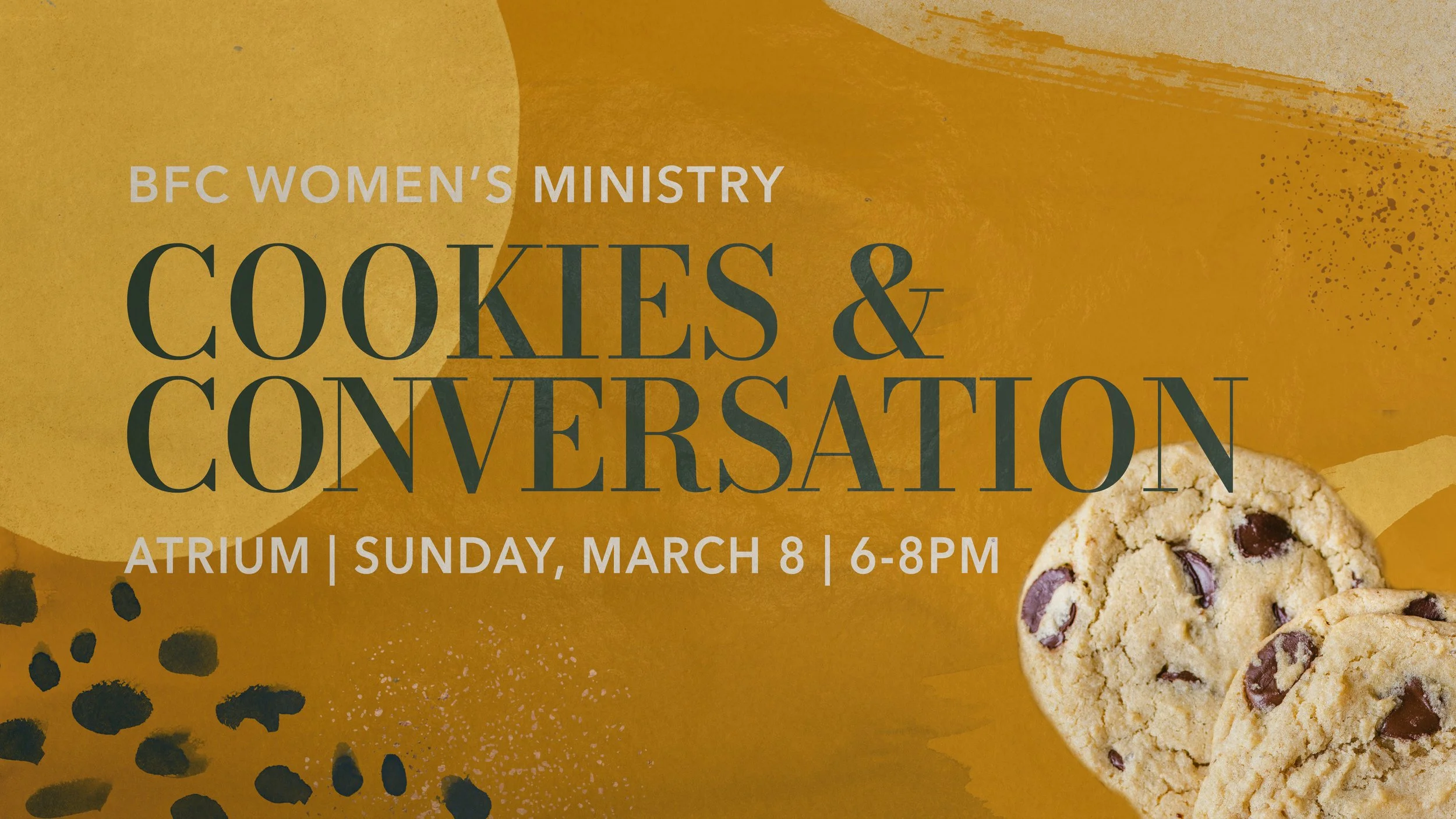 Women's Ministry Cookies and Conversations