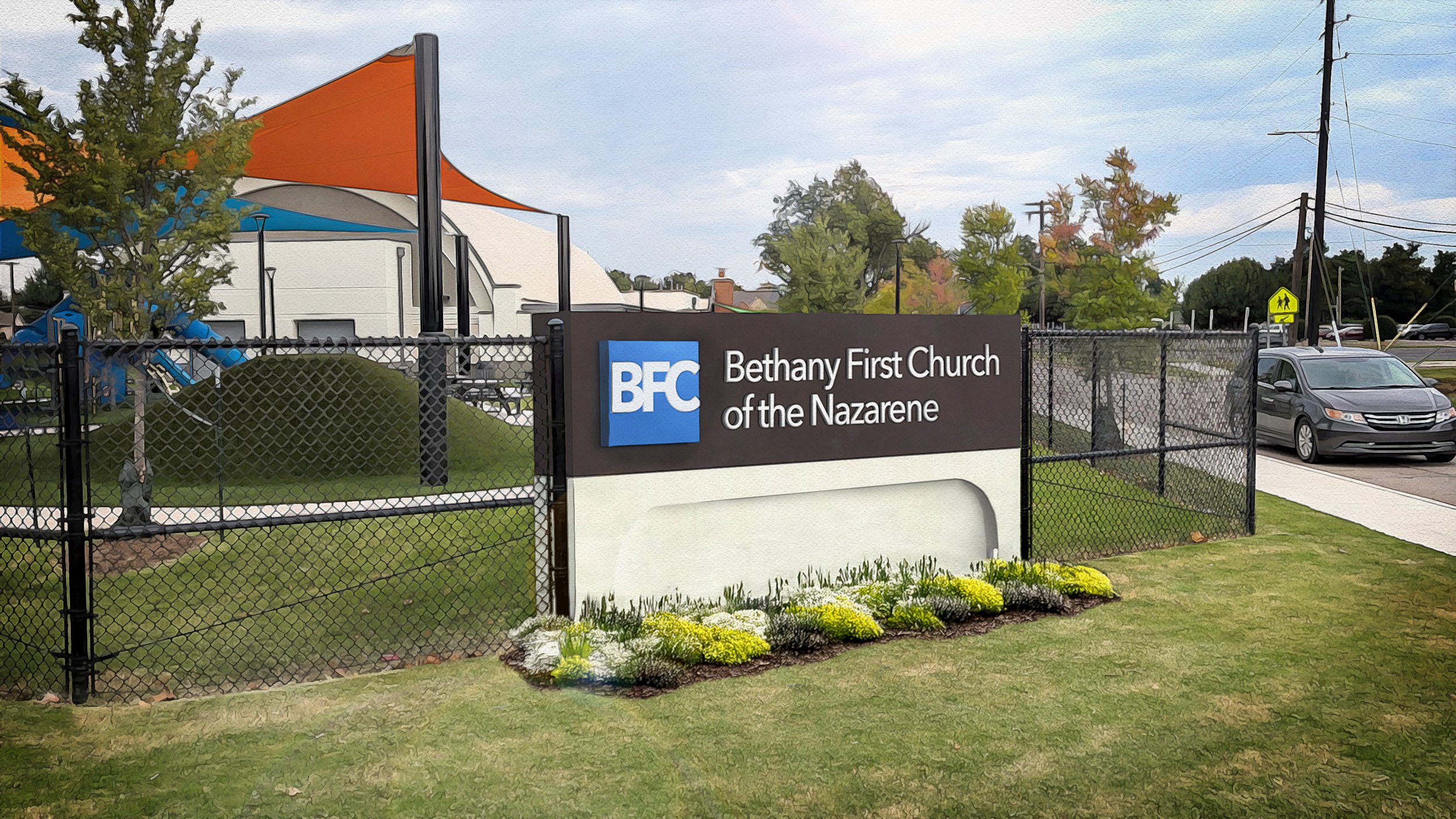 Sample three of campus signage