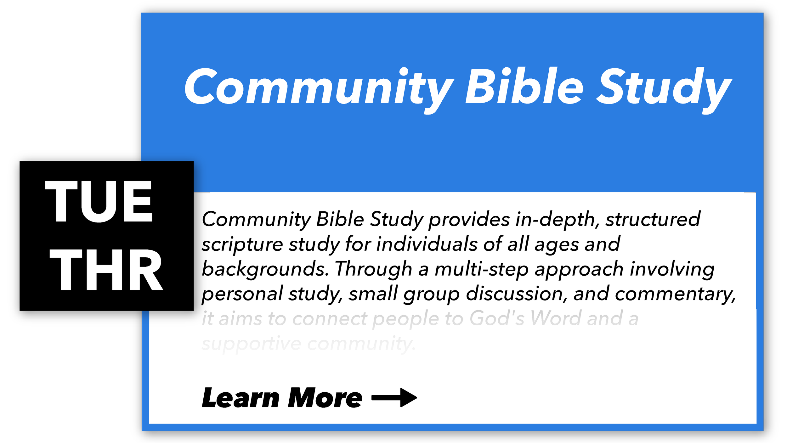 Community Bible Study