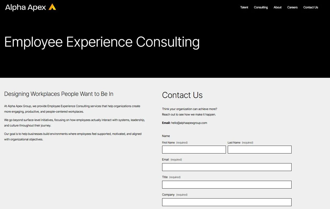 Employee Experience Consulting