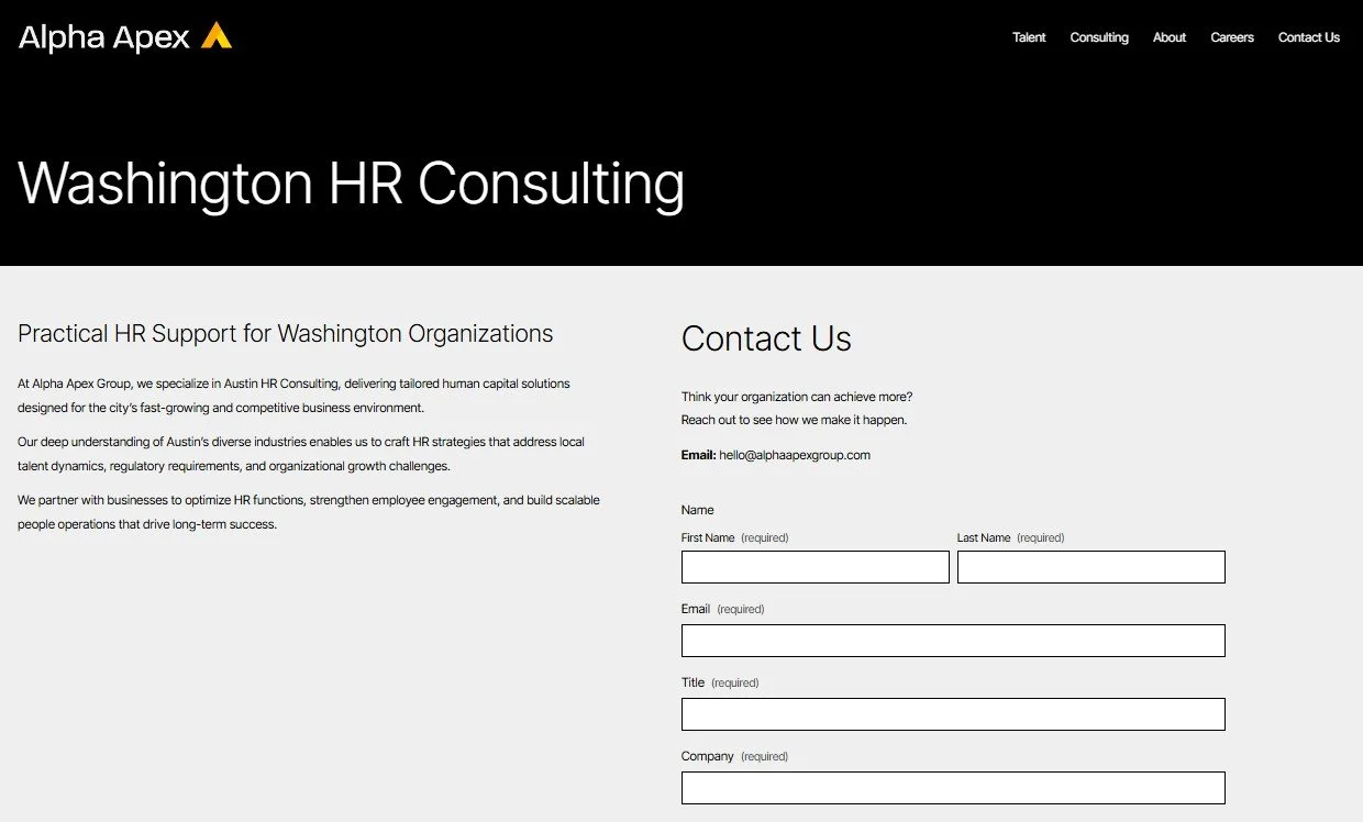 Washington HR Consulting