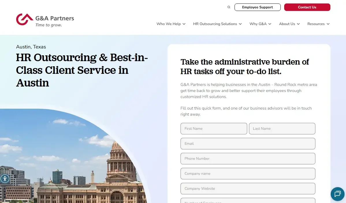 G&A Partners - Best for companies seeking national PEO support