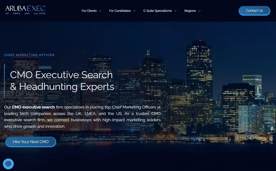 Aruba Exec is a boutique executive search firm focused on placing CMO