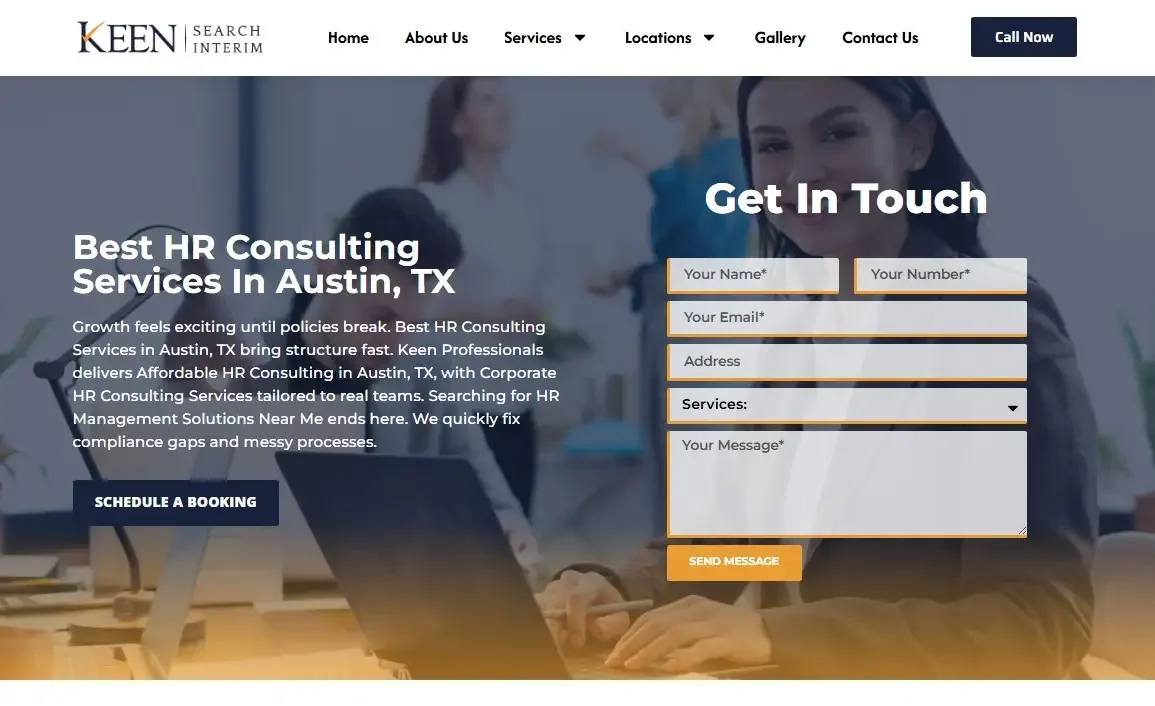 Keen Staffing - Best for targeted staffing across multiple business functions