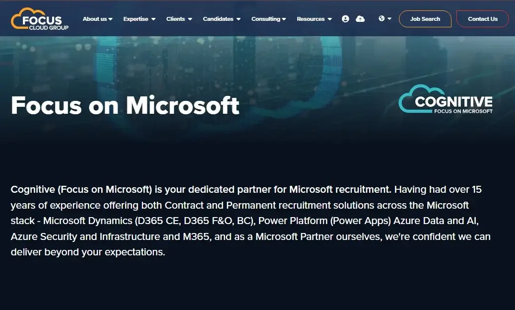 Cognitive (Focus on Microsoft)