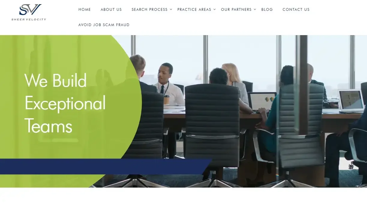 Sheer Velocity - Best for culture-focused executive search with retention-driven hiring