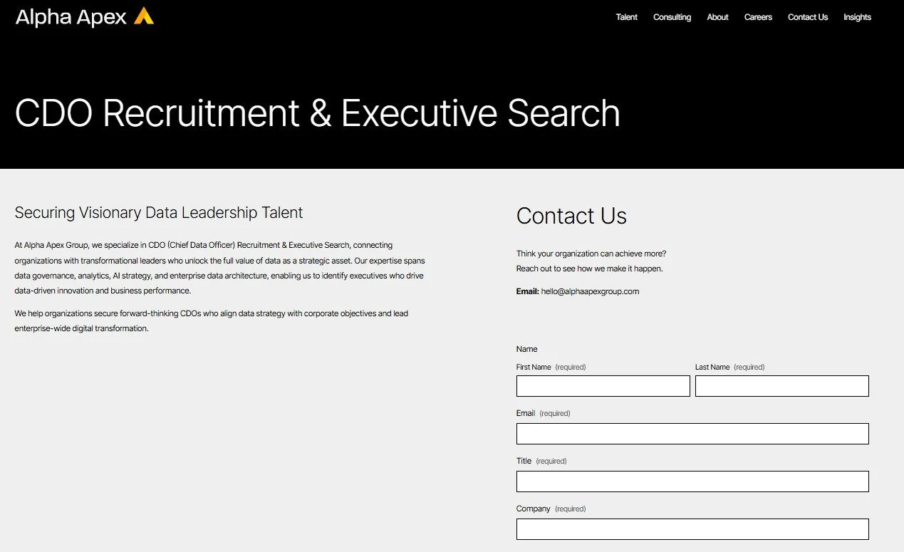 CDO Recruitment & Executive Search