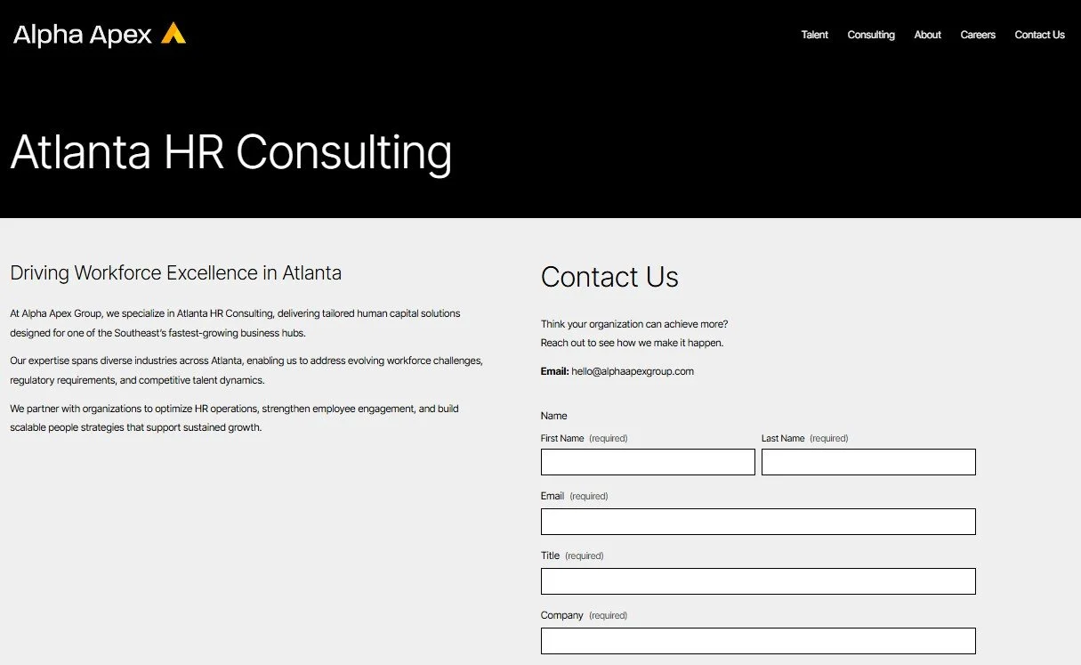 Atlanta HR Consulting