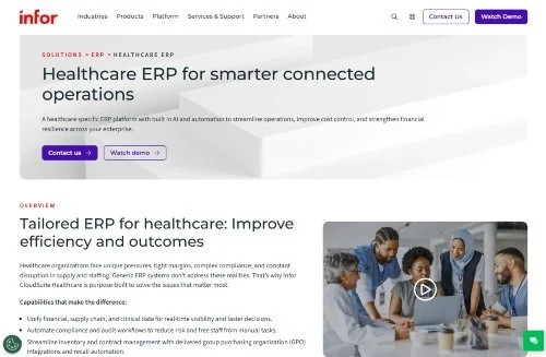Infor Cloudsuite Healthcare