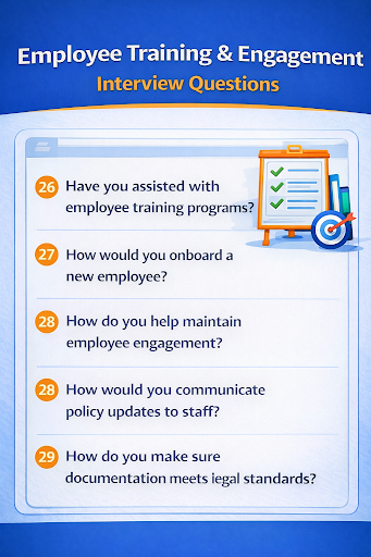 Employee Training & Engagement Interview Questions