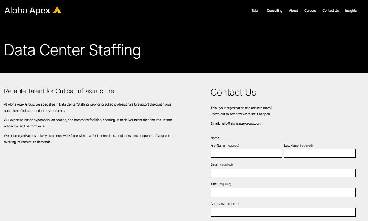 Data Center Staffing
