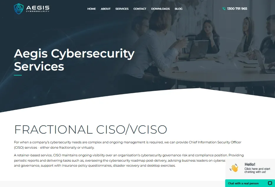 Aegis Cybersecurity Services