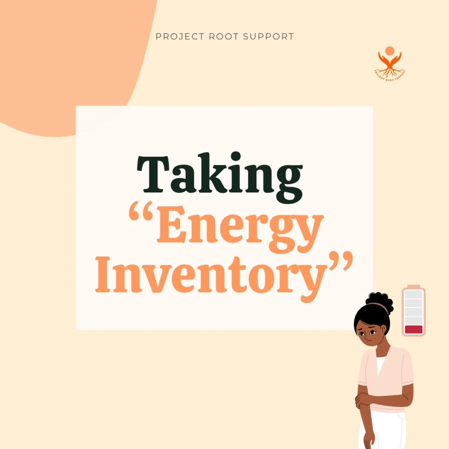 Taking an Energy Inventory 🔋
Humanitarian work demands a lot—mentally, emotionally, and physically. This 4-step tool offers a simple way to pause and reflect:
Where is your energy going?
What’s draining you?
What helps you recharge?
Ho