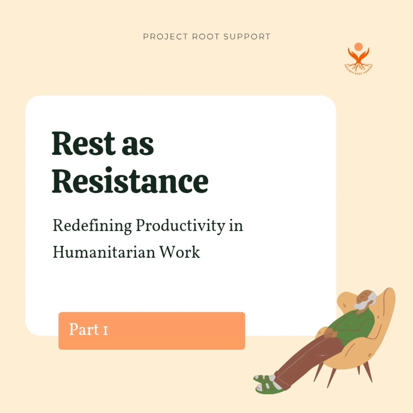 In humanitarian roles, the push to “keep going” can feel endless. The people you serve are in crisis, so you may not feel like you can slow down — let alone stop.
But what if we redefined productivity to include recovery? 🔎
Rest