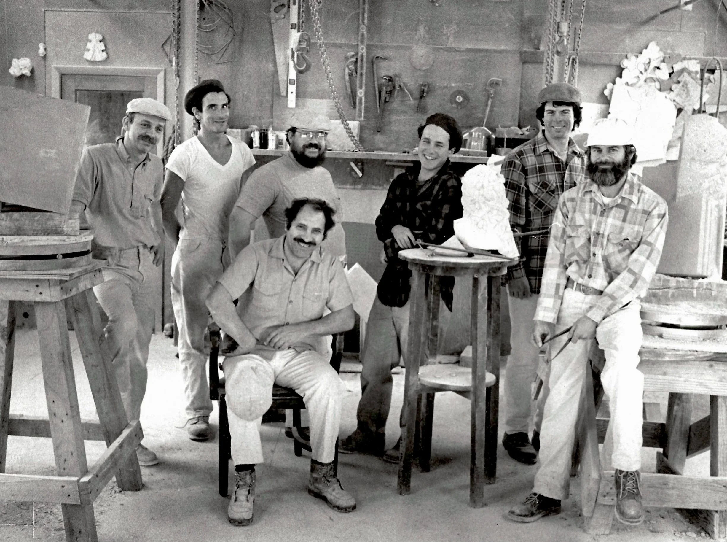 Cary Shafer (second from the left) with Vincent Palumbo and team.