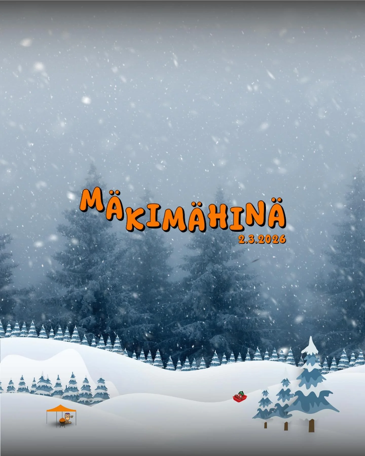 In English in the comments!

Maanantaina 2.3. ota pulkka messiin, haalarit p&auml;&auml;lle ja hyv&auml; mieli mukaan sill&auml; jo perinteeksi muodostunut pulkkam&auml;kitapahtuma eli M&auml;kim&auml;hin&auml; tulee j&auml;lleen! Joten ota suunnaksi