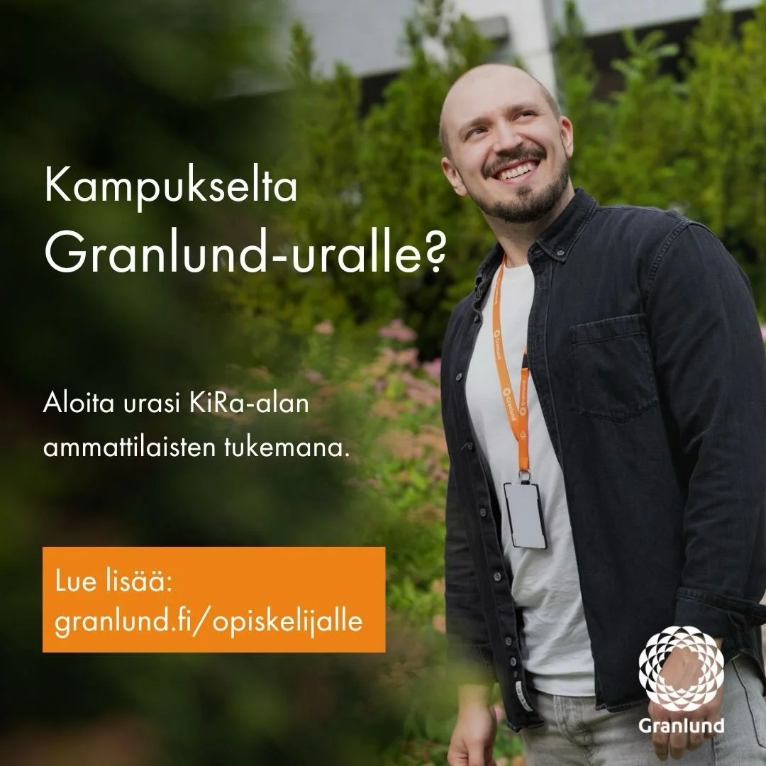 Granlund onnittelee HTO:ta ja toivottaa ikimuistoisia juhlia! 🎉

Granlund on voimakkaasti kasvava kiinteist&ouml;- ja rakennusalan asiantuntijayhti&ouml;. Rakennamme kest&auml;v&auml;&auml; ja &auml;lyk&auml;st&auml; tulevaisuutta yhdess&auml; asiak