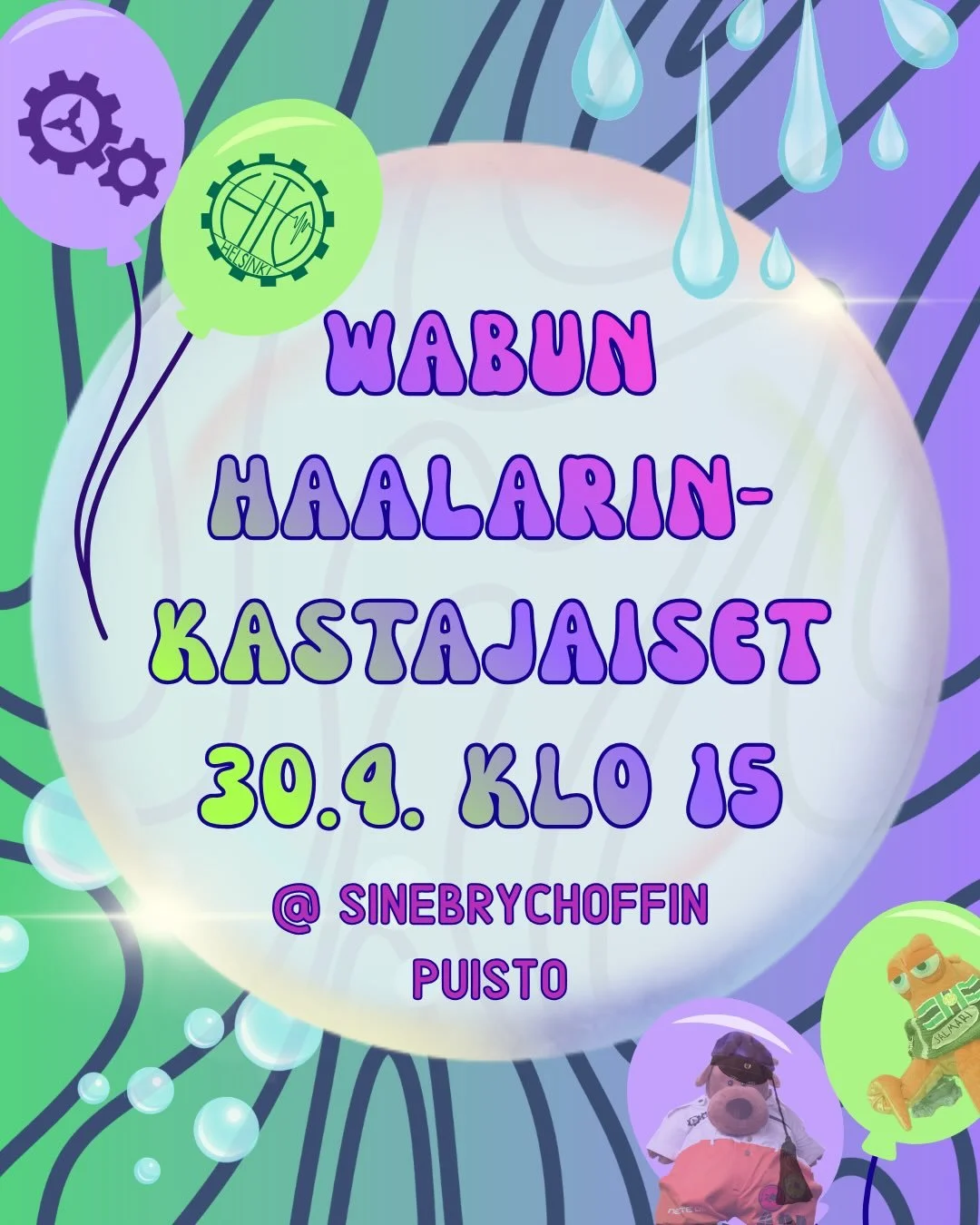 HTO x UIO:n haalarinkastajaiset tulevat taas! 🤩

Ved&auml; haalarit niskaan ja tule hankkimaan niille virallinen kaste Koffinpuistossa vappuaattona!

Haalarinkastajaiset ovat perinteisesti kaikille uusille tekniikan alan opiskelijoille ja sis&auml;l
