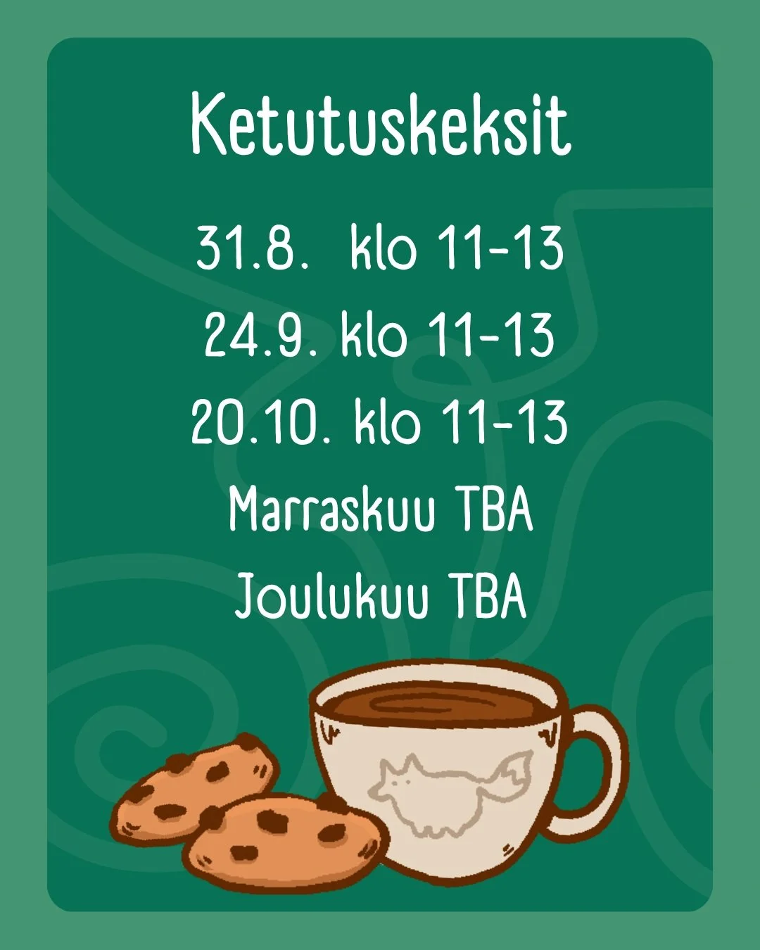 Tervetuloa ketutuskekseihin t&auml;n&auml; syksyn&auml;! HTOn lis&auml;ksi mukana on my&ouml;s muiden opyjen edunvalvojia ✨

Ketutuskekseihin osallistuvat yhdistykset ja kampukset ilmoitetaan viel&auml; tarkemmin erikseen l&auml;hemp&auml;n&auml; enn