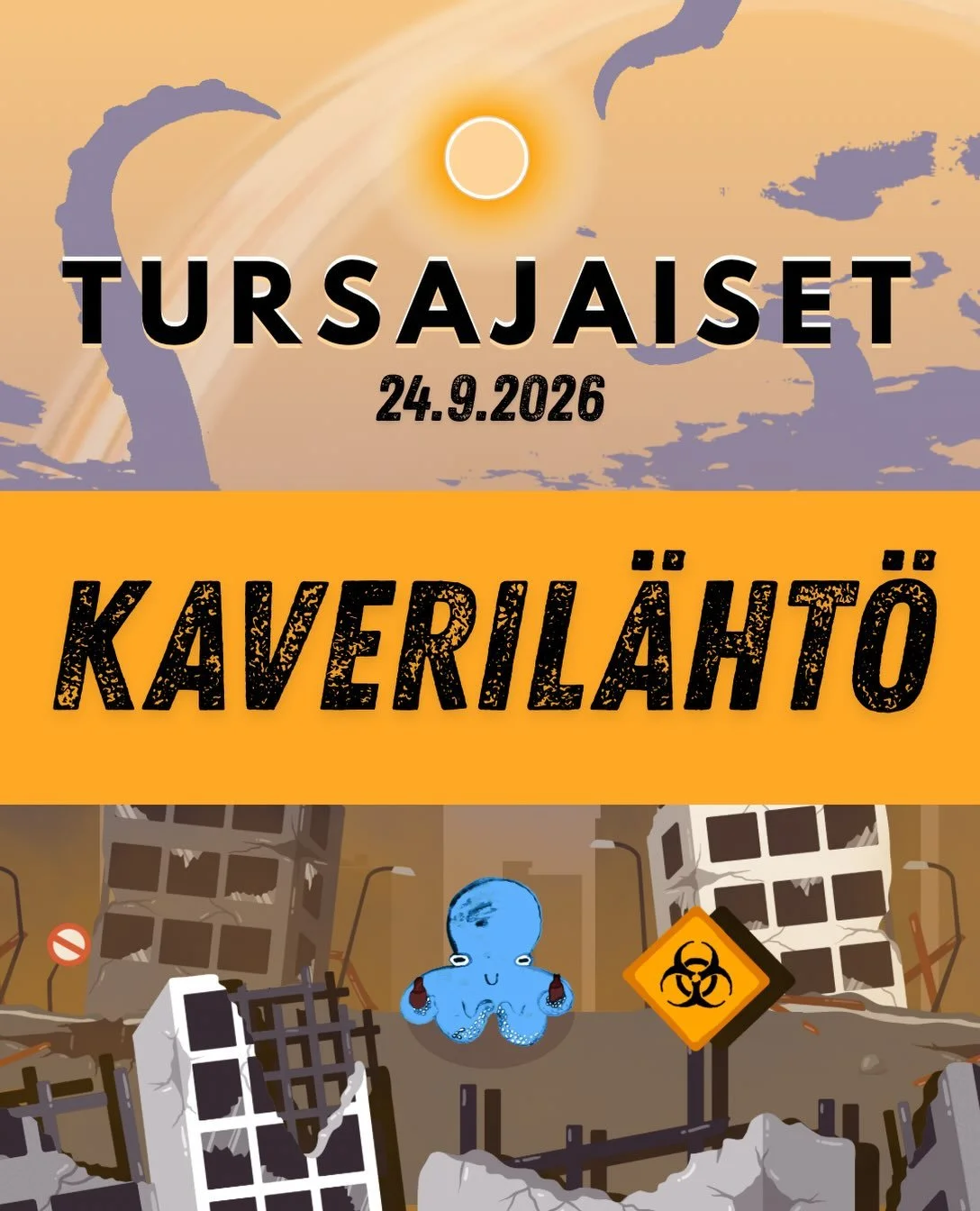 Onko Tursajaisryhm&auml; viel&auml; hukassa? Ei h&auml;t&auml;&auml;! T&auml;n&auml; syksyn&auml; Tursajaisissa on tarjolla kaveril&auml;ht&ouml;. Olitpa sitten uusi opiskelija, tullut yksin tapahtumaan, tai haluat tutustua uusiin ihmisiin, kaveril&a