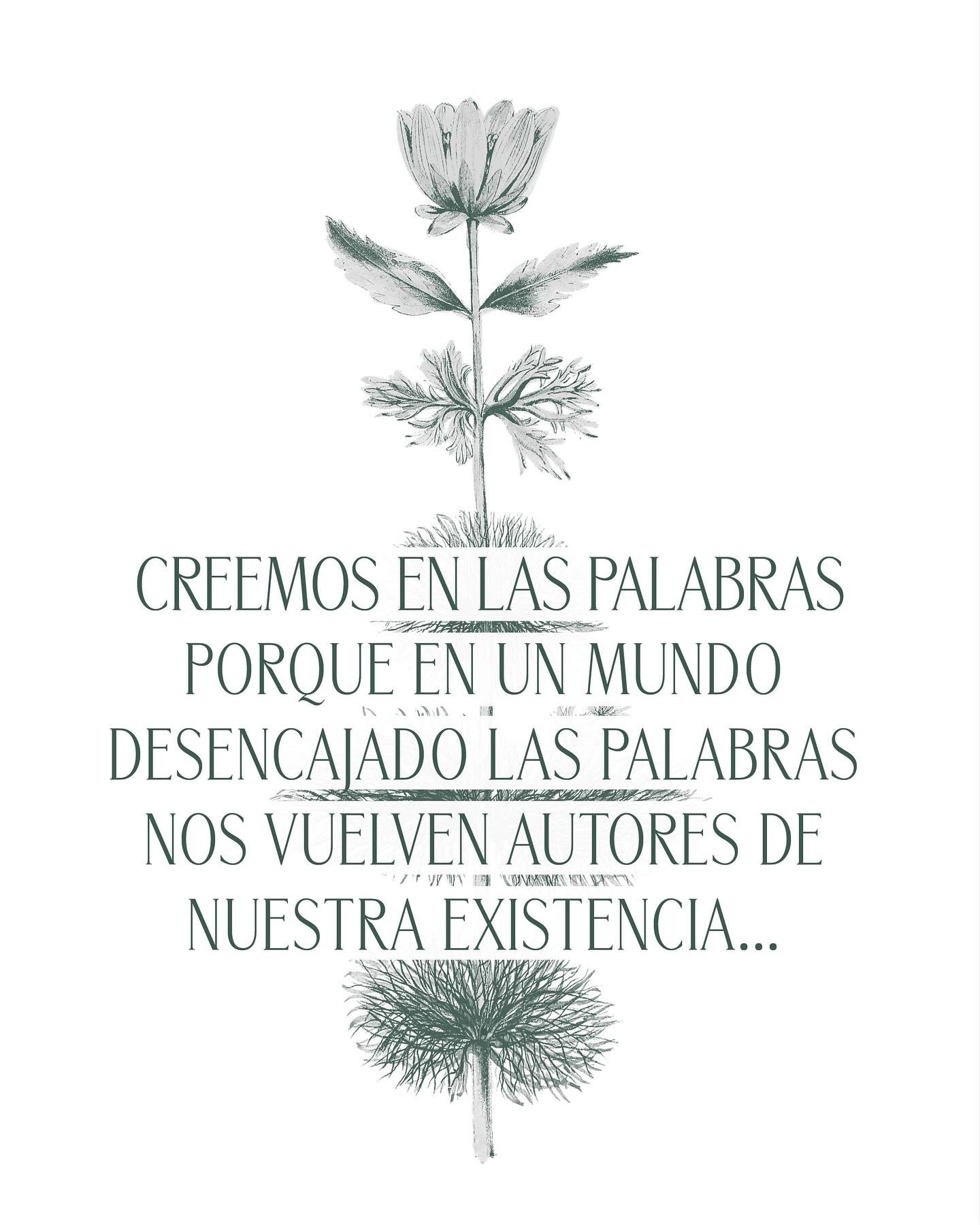 C r e e m o s  e n  l a s  p a l a b r a s&hellip;

Porque sin ellas habr&iacute;a lugares que jam&aacute;s conocer&iacute;amos. Porque salvan historias del olvido. Porque dan voz a lo silenciado. Porque crean mundos donde otros solo ven problemas. P