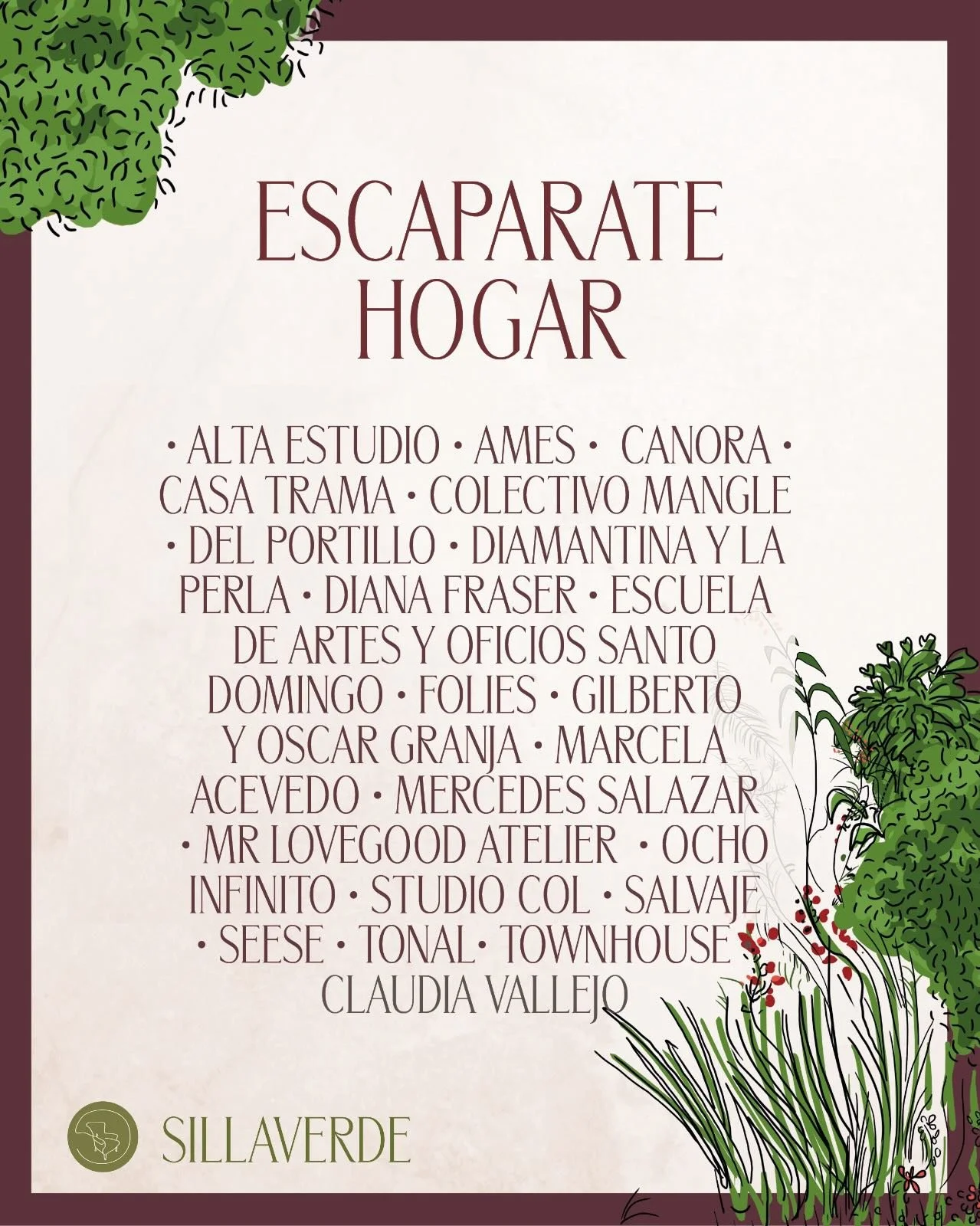 G r a c i a s

A todas y cada una de los empresarios, artesanos, creativos del dise&ntilde;o y artistas que han participado de manera tan entusiasta como comprometida en la primera edici&oacute;n de ESCAPARATE, proyecto de SillaVerde &amp; @anamariaf